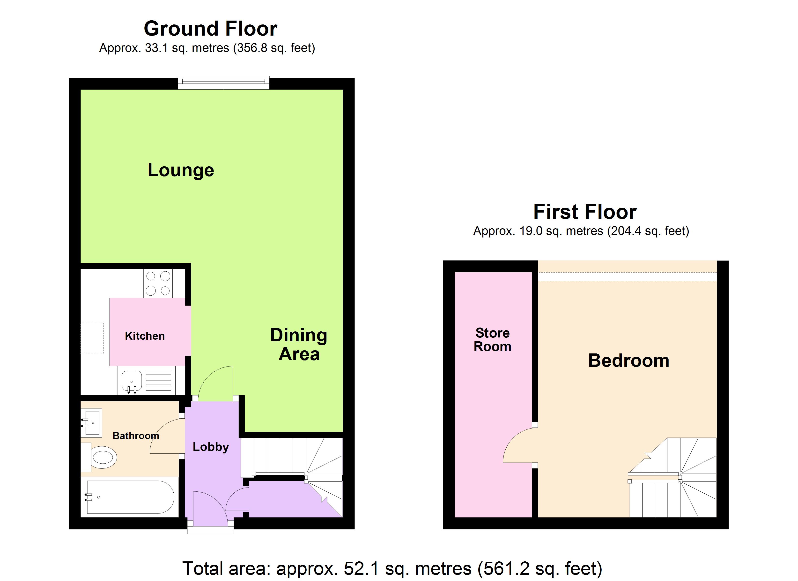 1 Bedrooms Flat for sale in The Spinnings, Waterside Road, Summerseat, Bury, Greater Manchester BL9