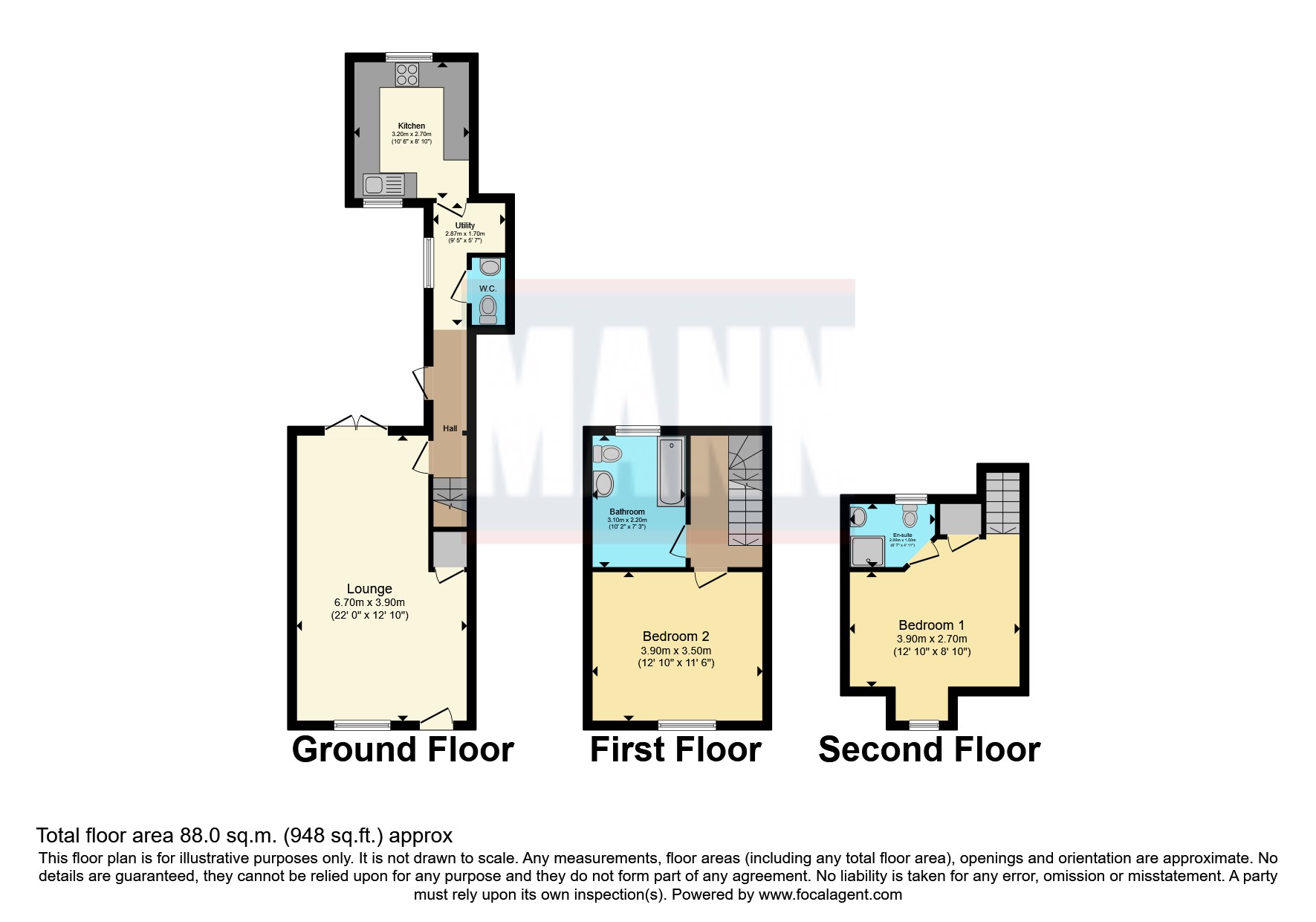 Hamstreet, Ashford, Kent TN26, 2 bedroom terraced house for sale