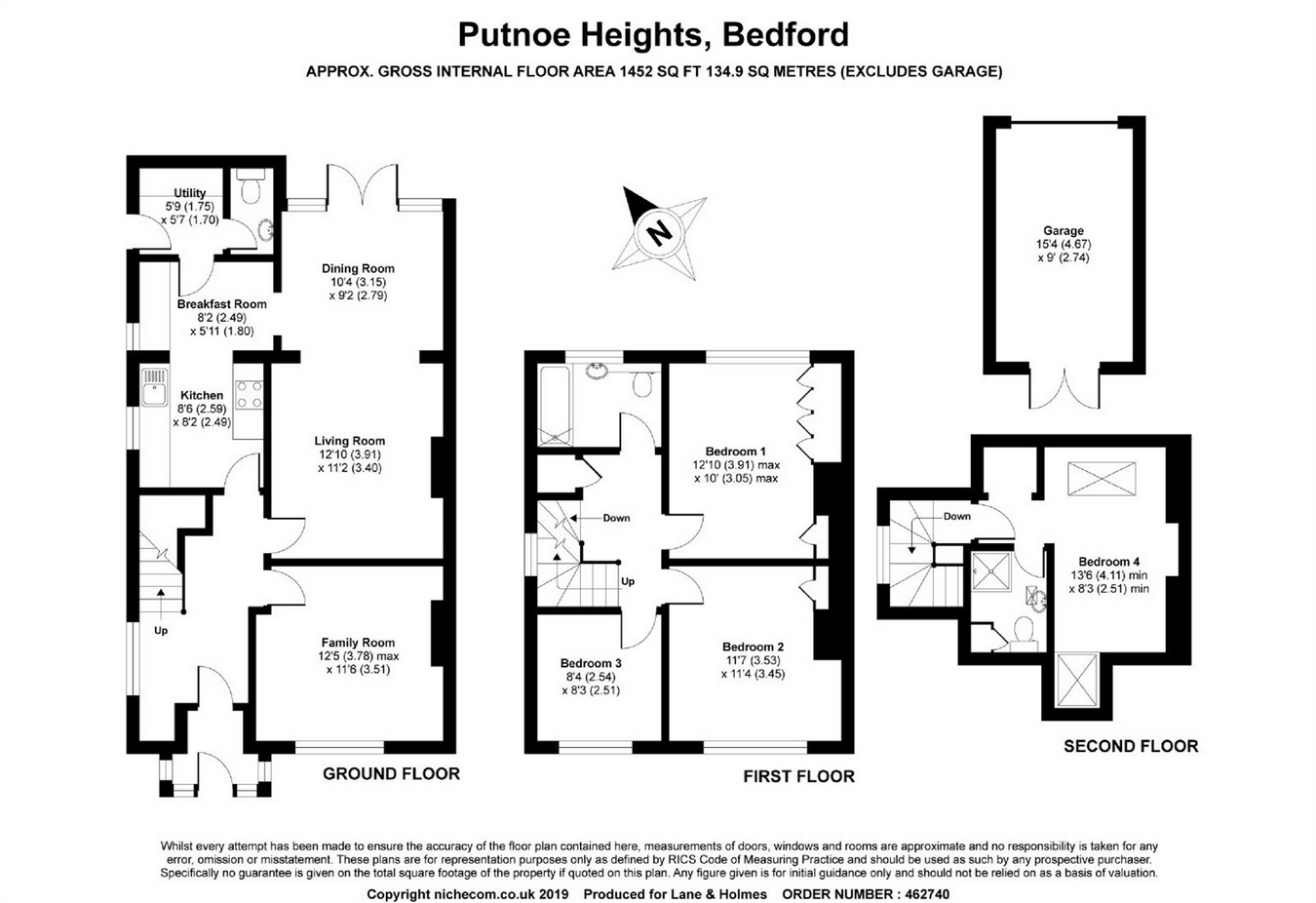 4 Bedrooms Semi-detached house for sale in Putnoe Heights, Bedford MK41