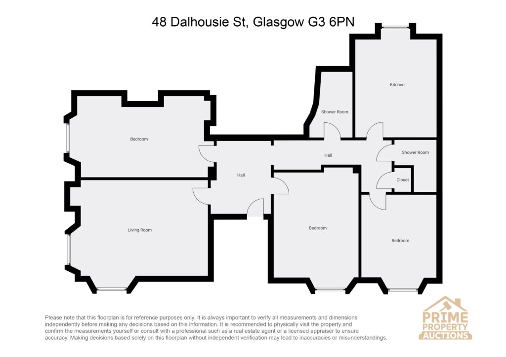 48, Dalhousie Street, Glasgow floorplan