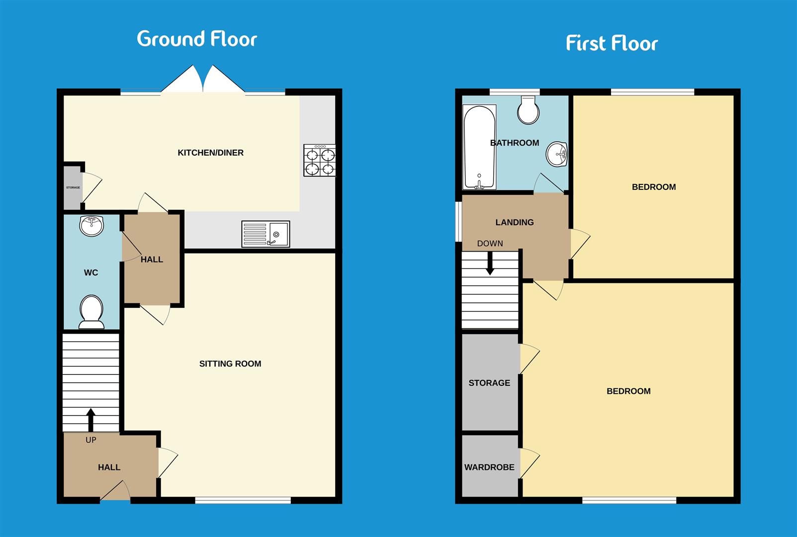 1, Long Meadow, Launceston floorplan