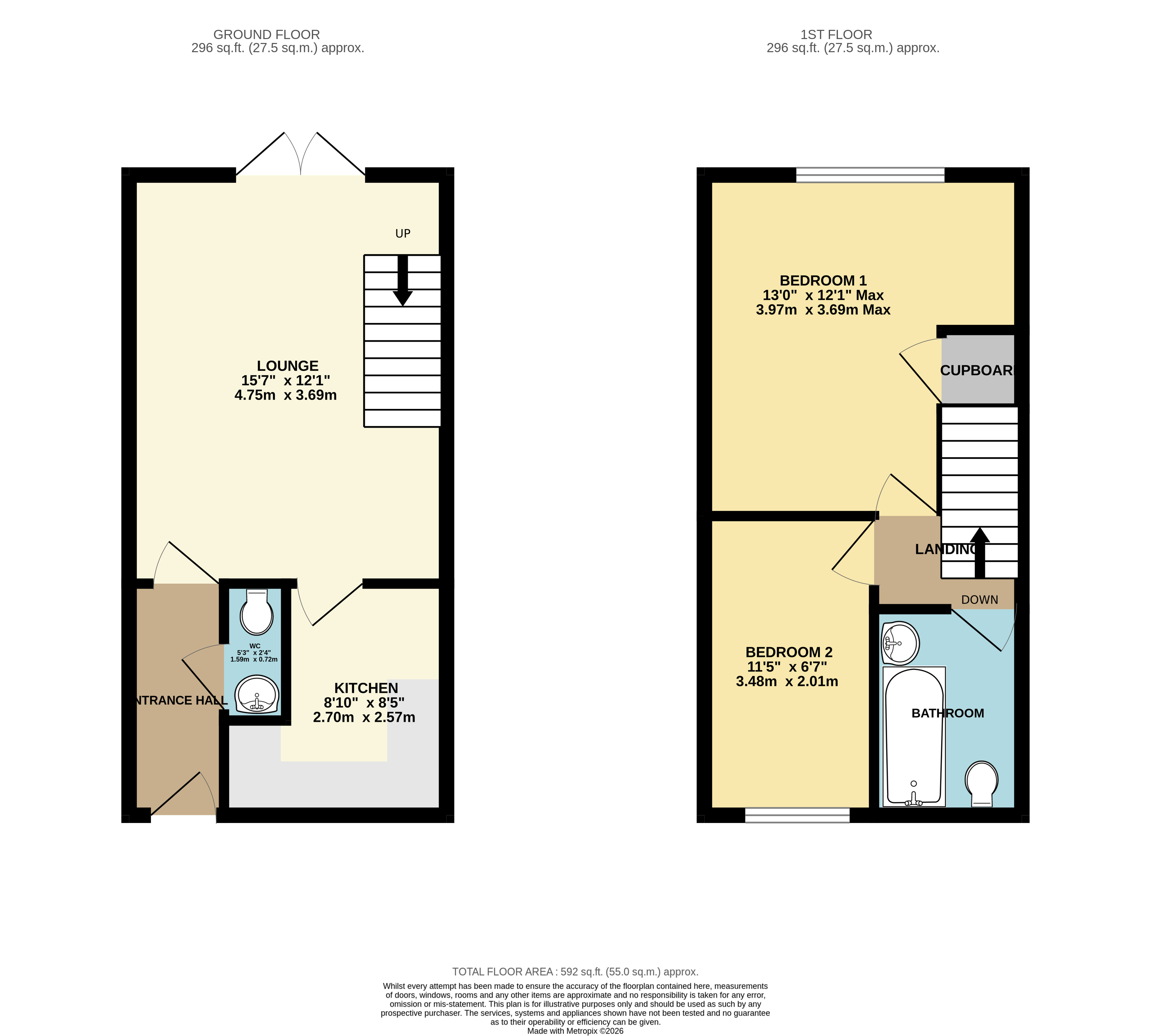 64, Alder Road, Leeds floorplan