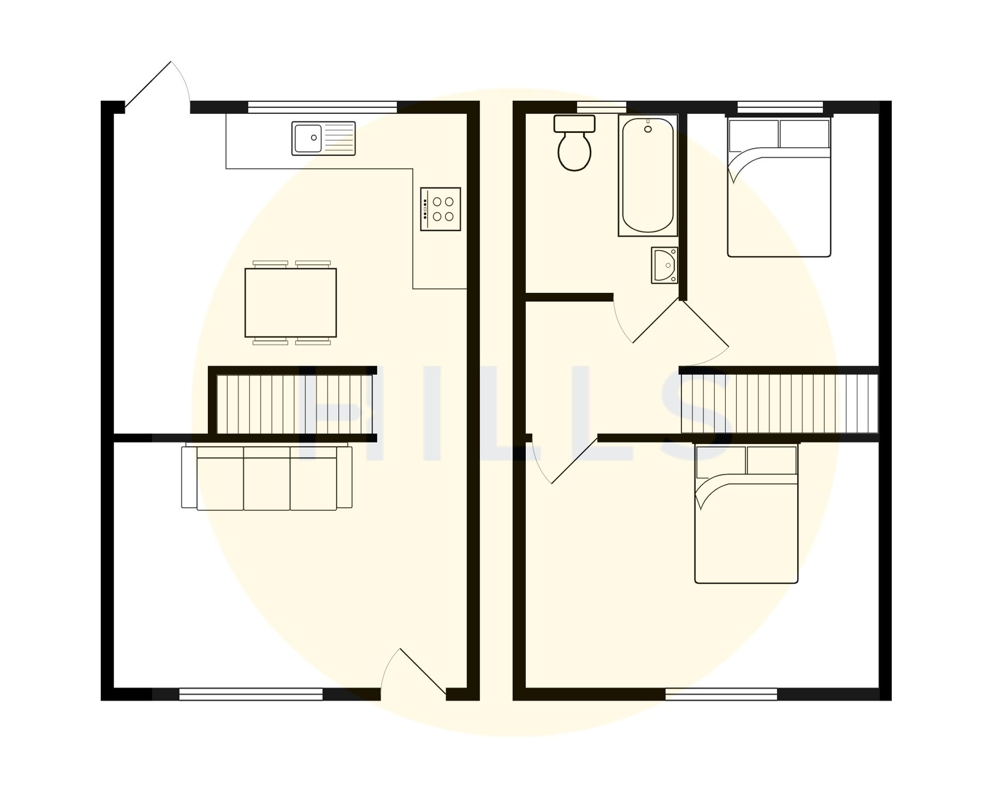 18 Unicorn Street, Manchester floorplan