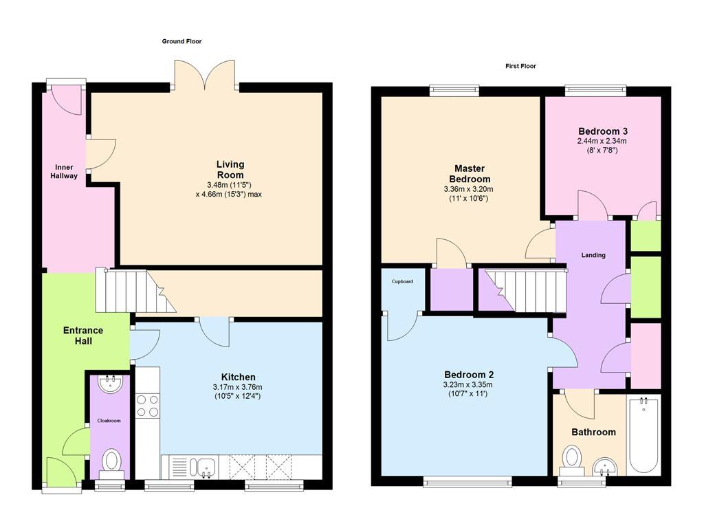 3 Bedrooms Terraced house to rent in Duloe Brook, Eaton Socon, St. Neots PE19