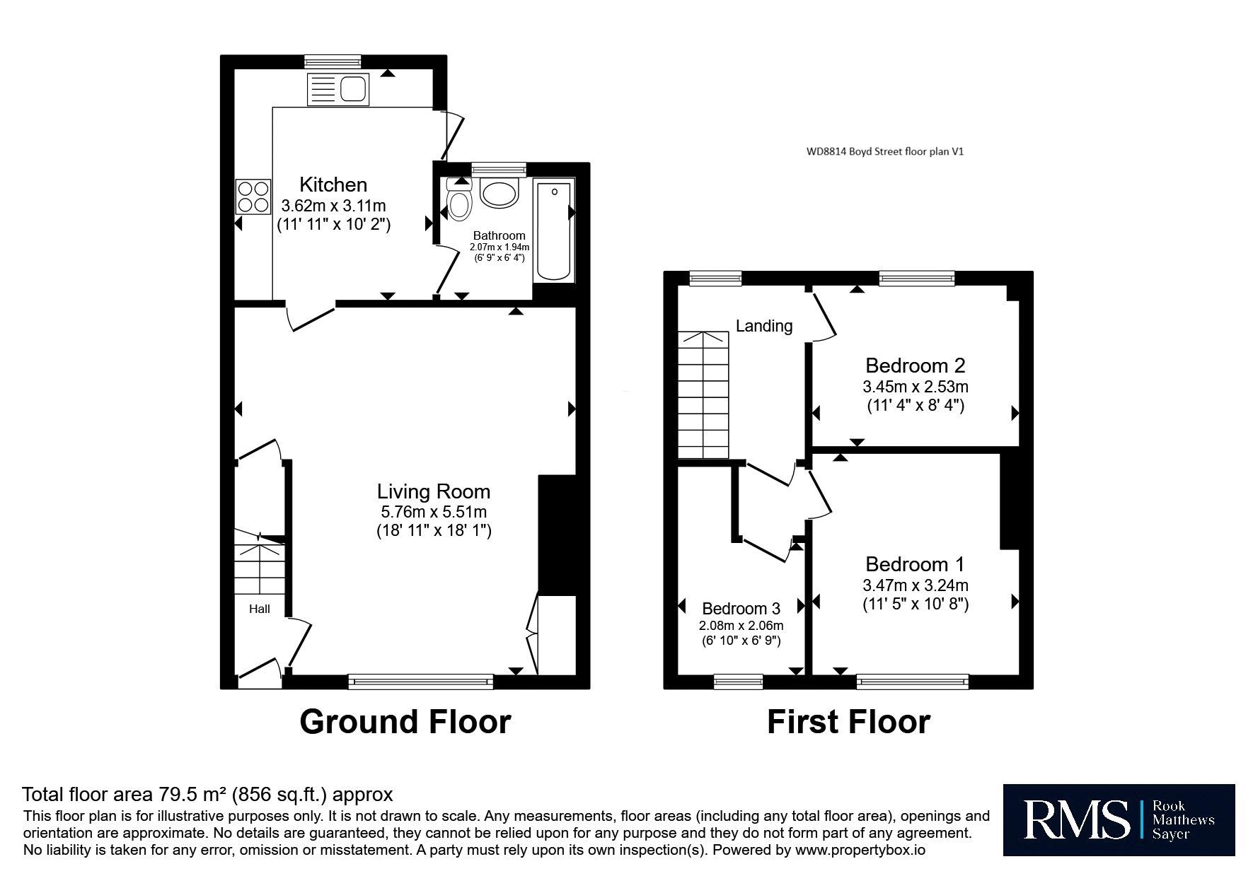 46, Boyd Street, Newcastle Upon Tyne floorplan