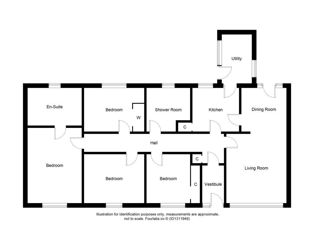 11, Beechway, Forres floorplan