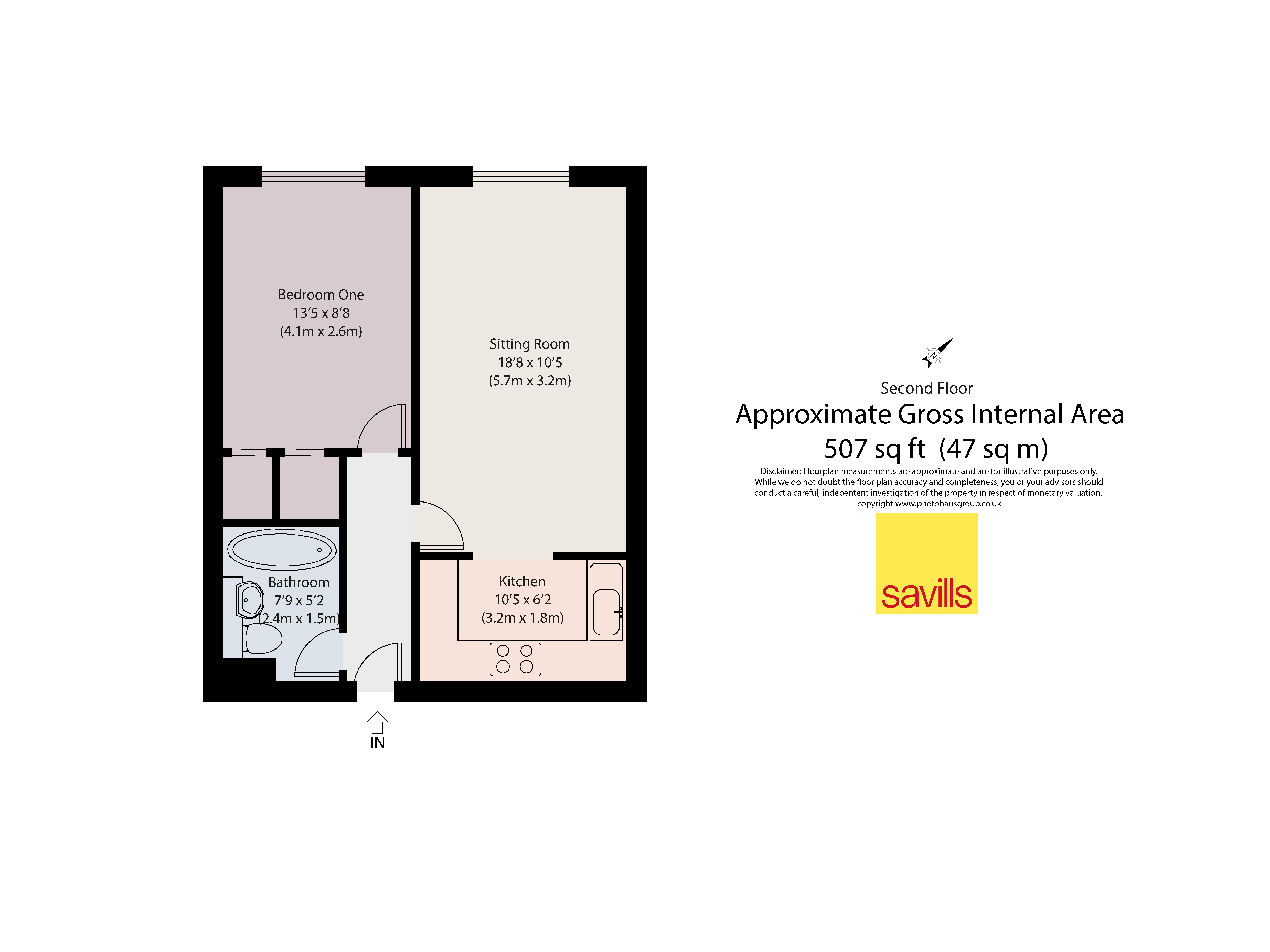 Orient Wharf, London floorplan