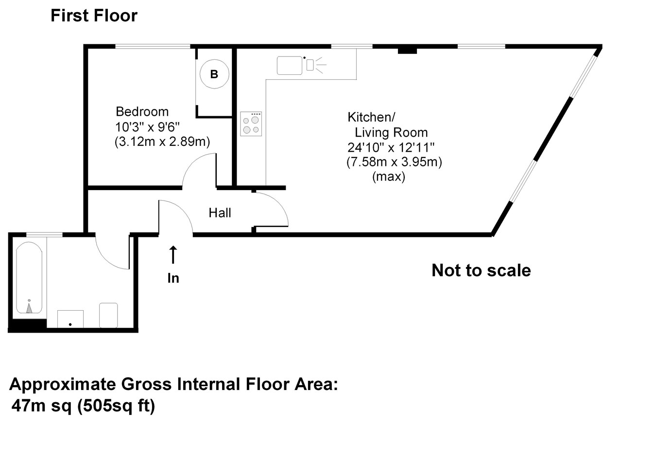 Radnor Road, Weybridge KT13, 1 bedroom flat for sale 66320804