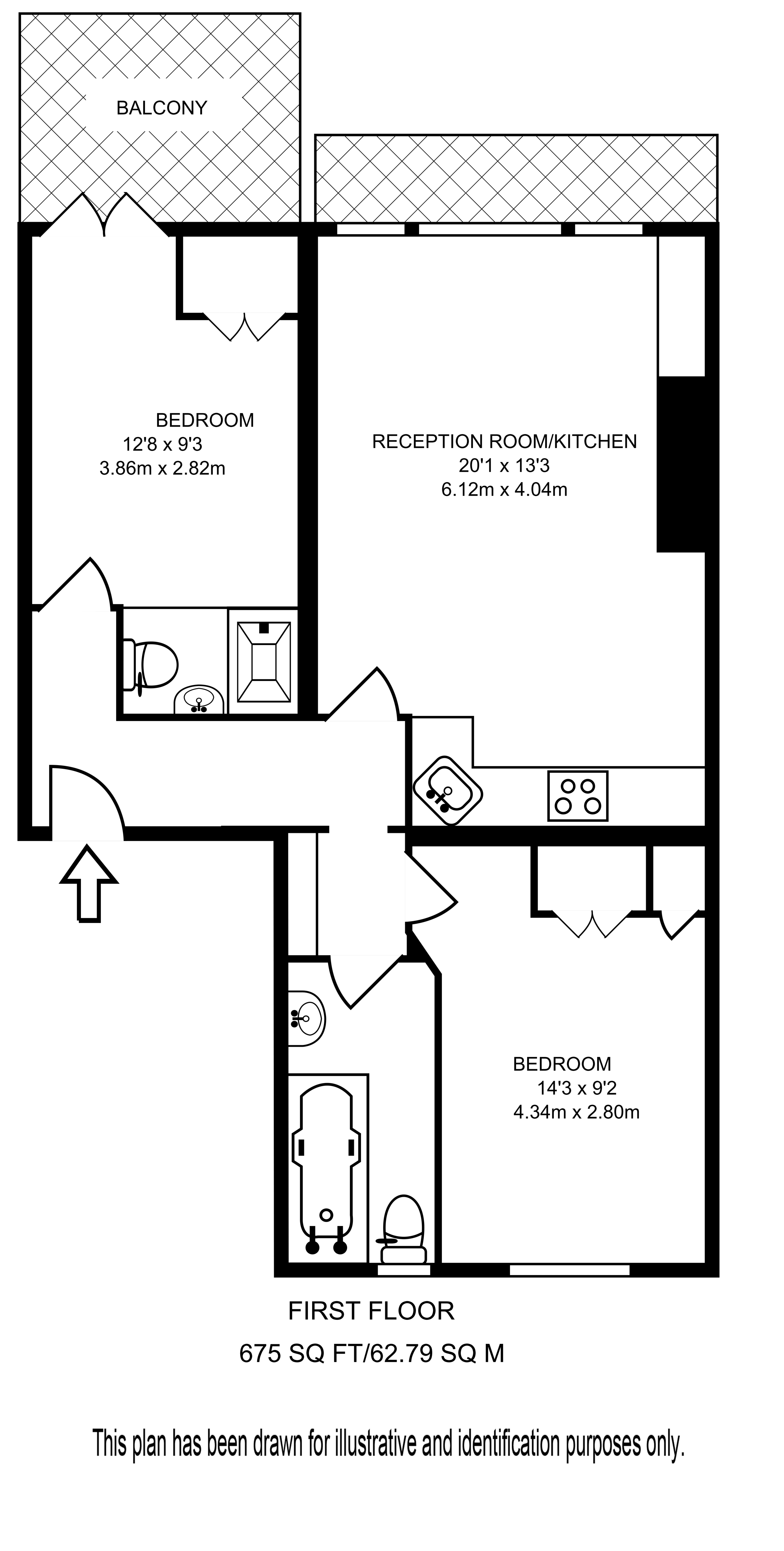 Redcliffe Gardens, Chelsea floorplan