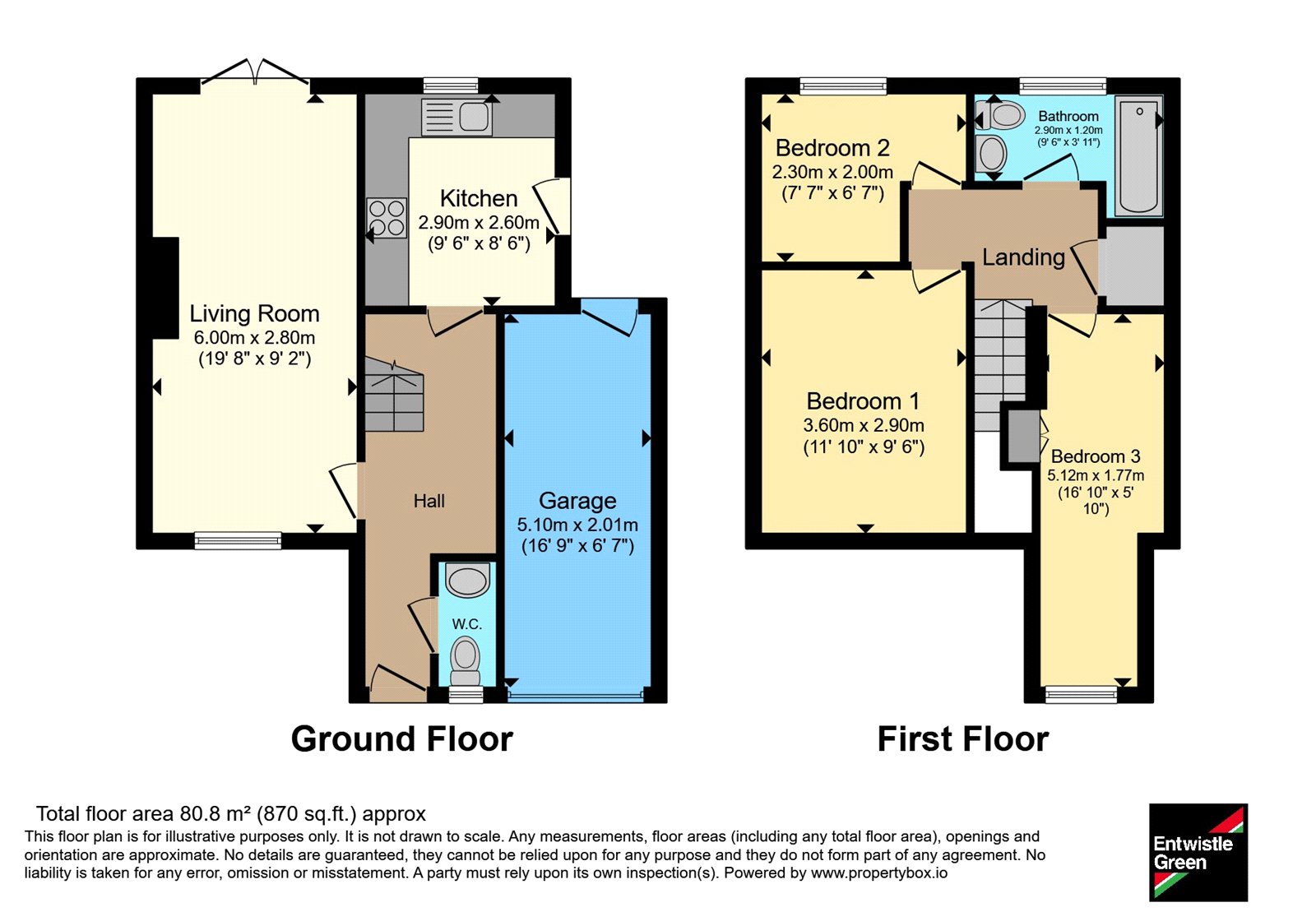 13, Copthorne Close, Greater Manchester floorplan