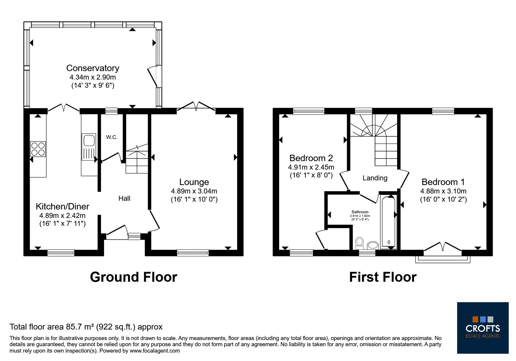 20, Whitehall Country Cottages, Cleethorpes floorplan