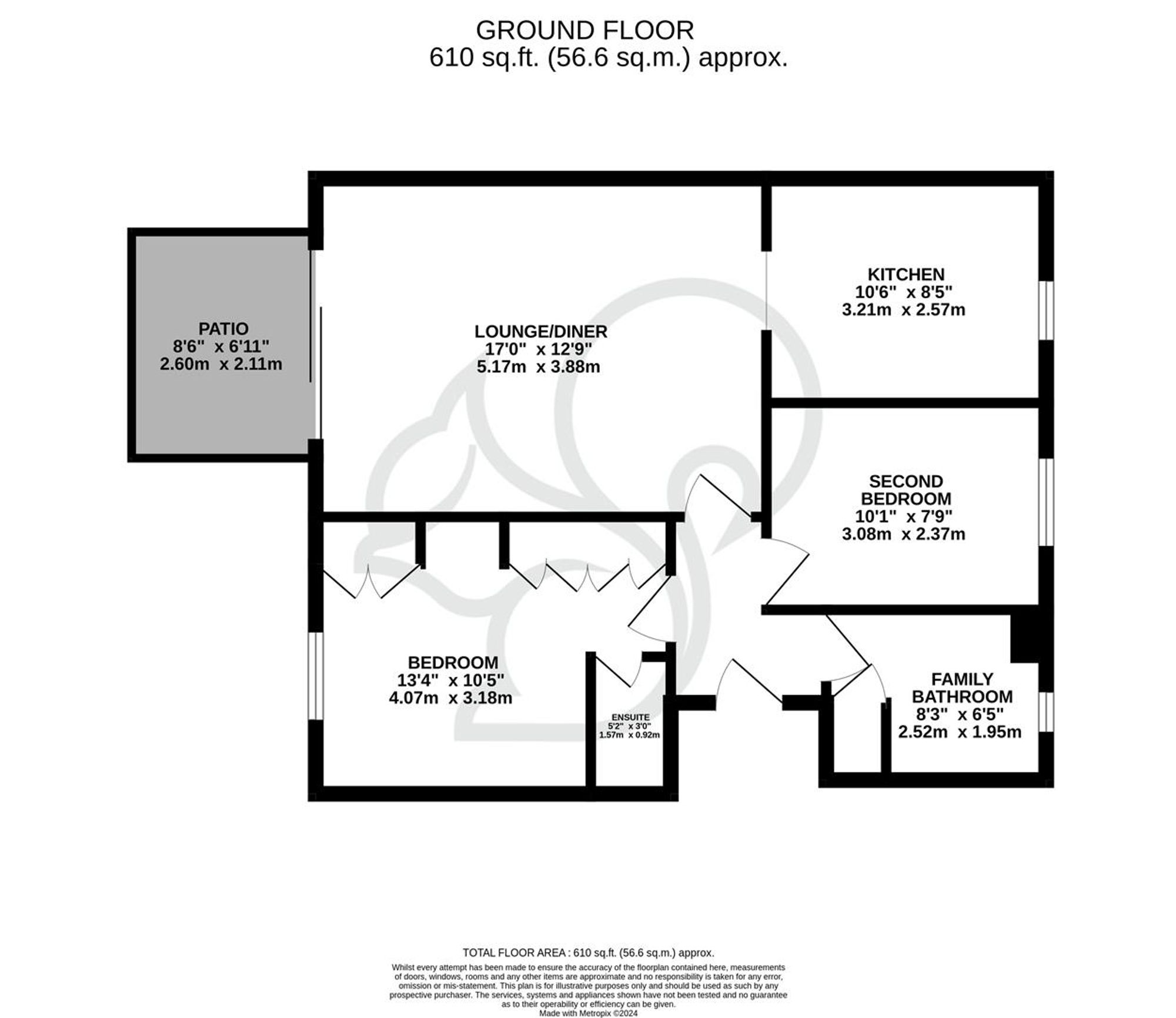 Flat 20, Orchid Field Court Victoria Esplanade, Colchester floorplan