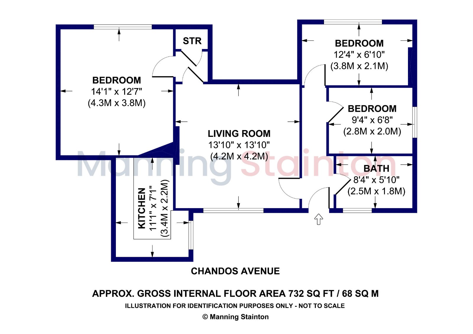 2, Chandos Avenue, West Yorkshire floorplan