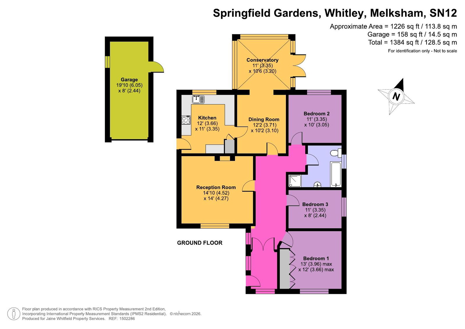 6, Springfield Gardens, Melksham floorplan