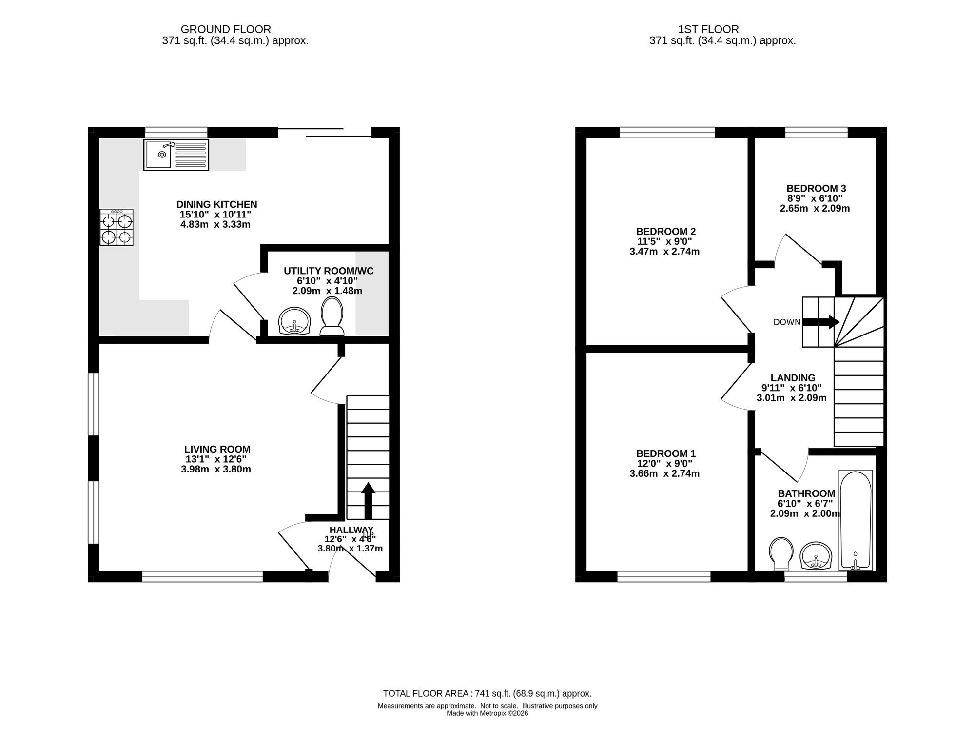 4 Gartmore Close, Manchester floorplan