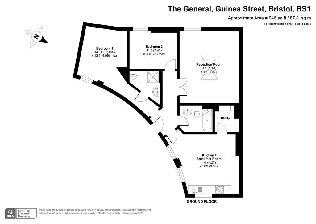 82 The General, Bristol floorplan