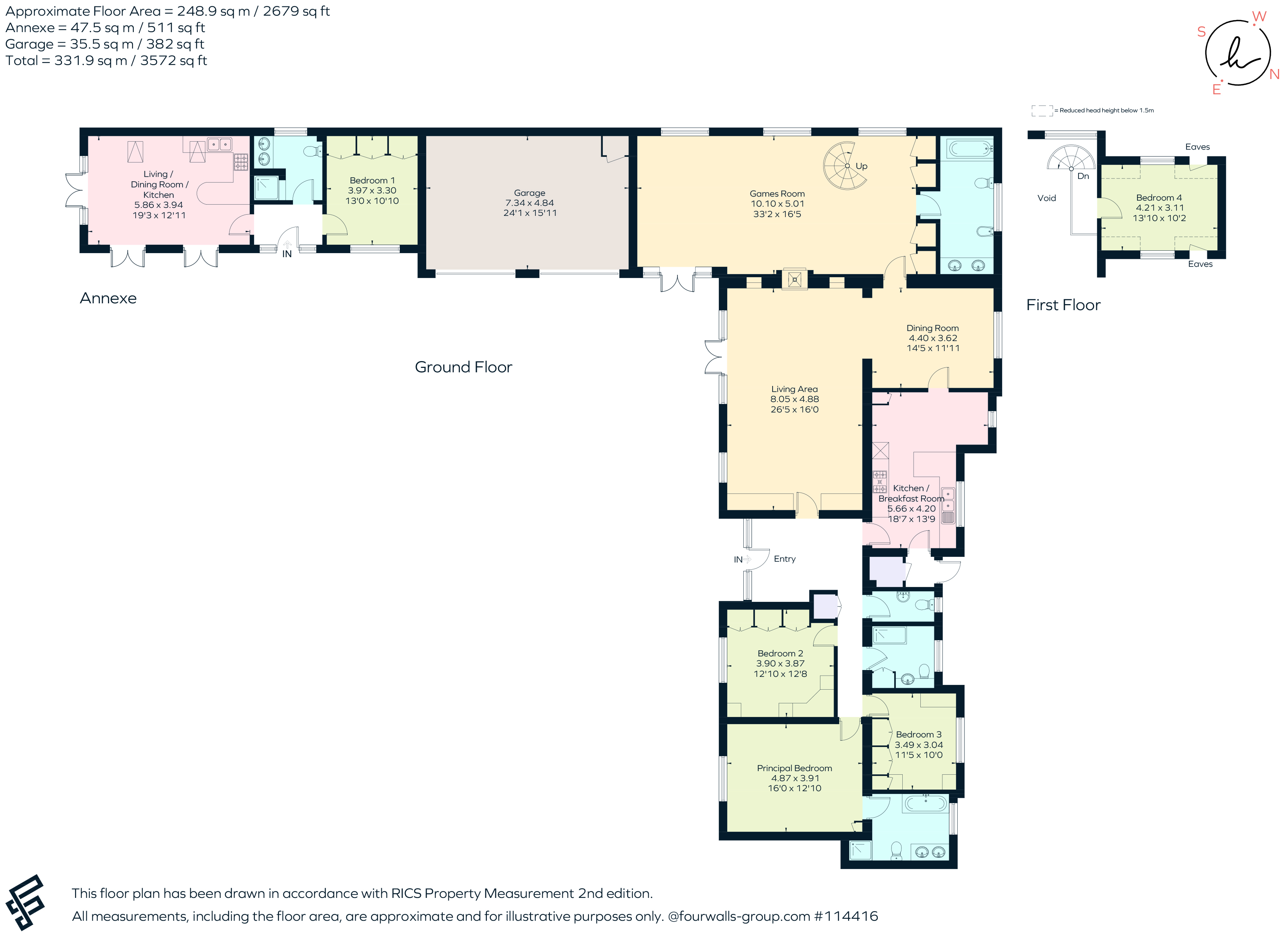 Gunners Wood, Chertsey Road, Windlesham floorplan
