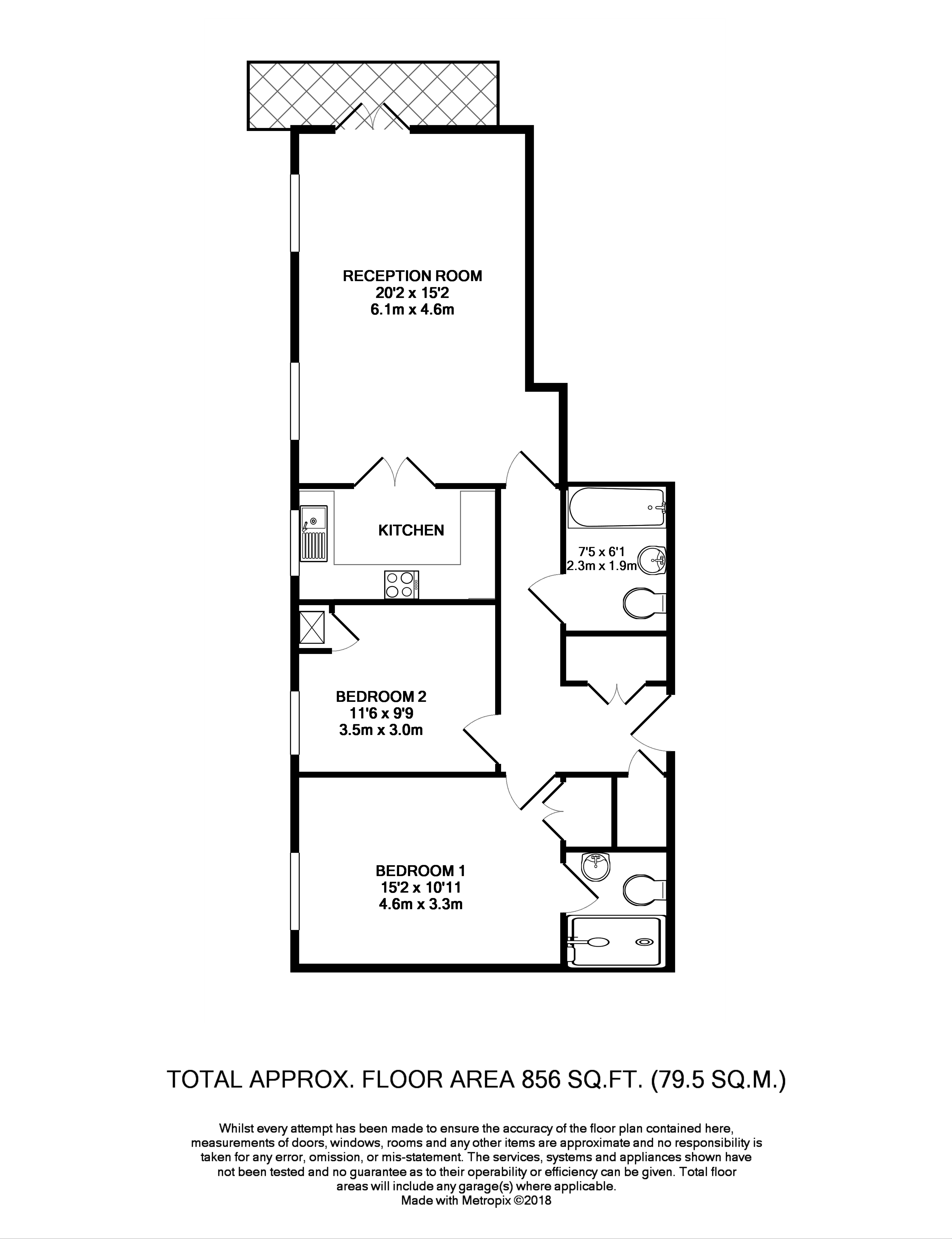 2 Bedrooms Flat to rent in Rickmansworth Road, Watford WD18