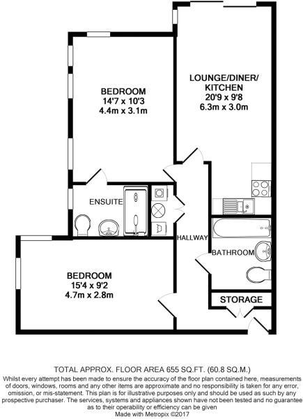 2 Bedrooms  for sale in Victory Park Road, Addlestone KT15