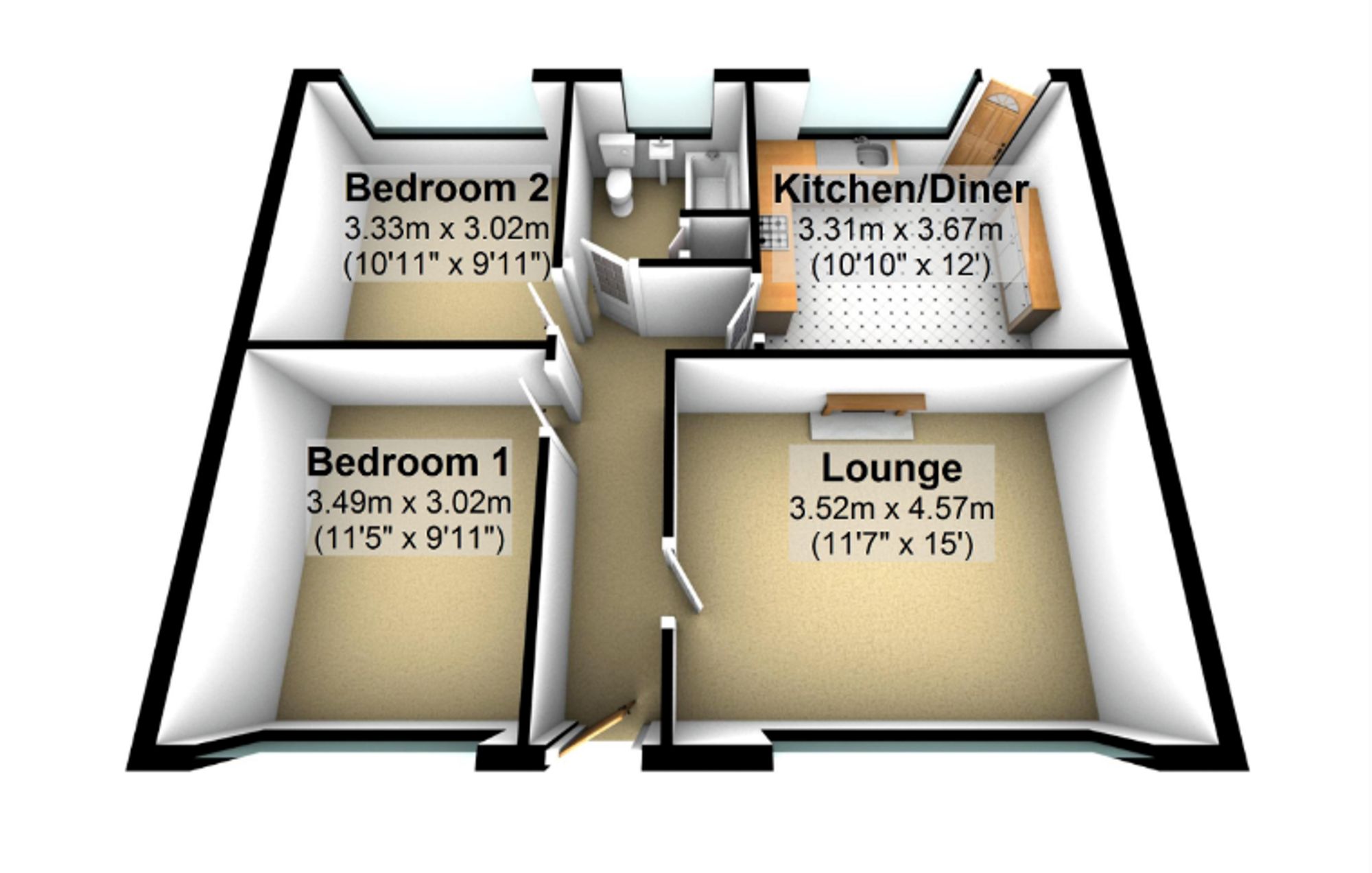 8 Wigshaw Lane, Warrington floorplan