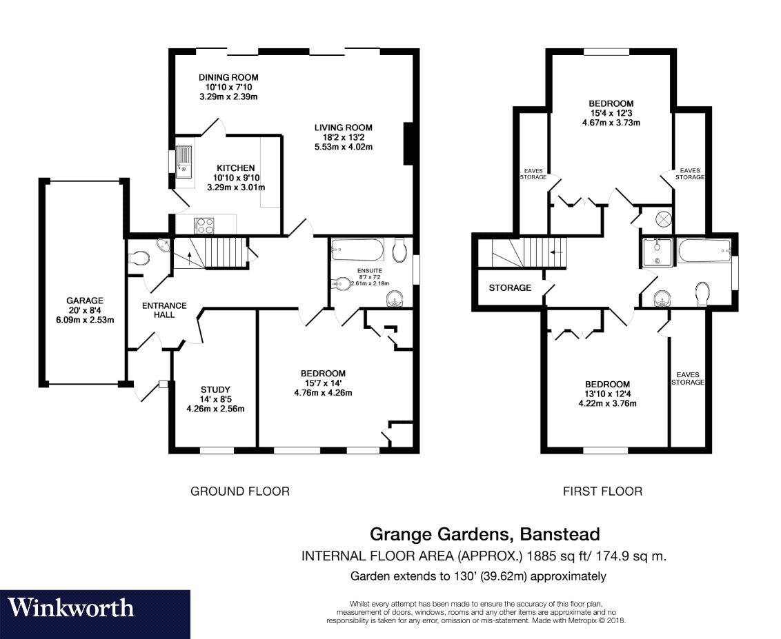 4 Bedrooms Detached house for sale in Grange Gardens, Banstead, Surrey SM7