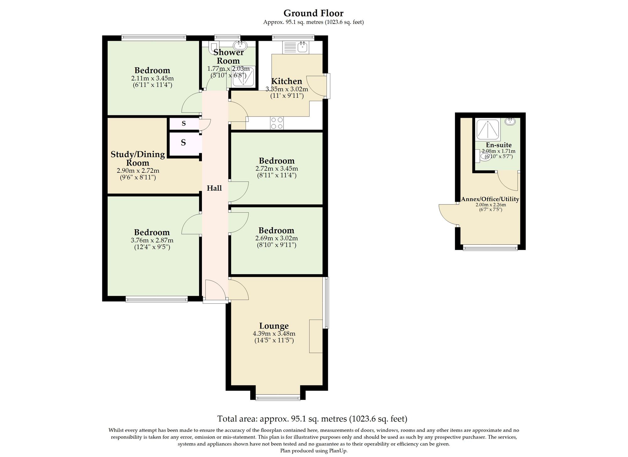 7 Meadow Rise, Great Yarmouth floorplan