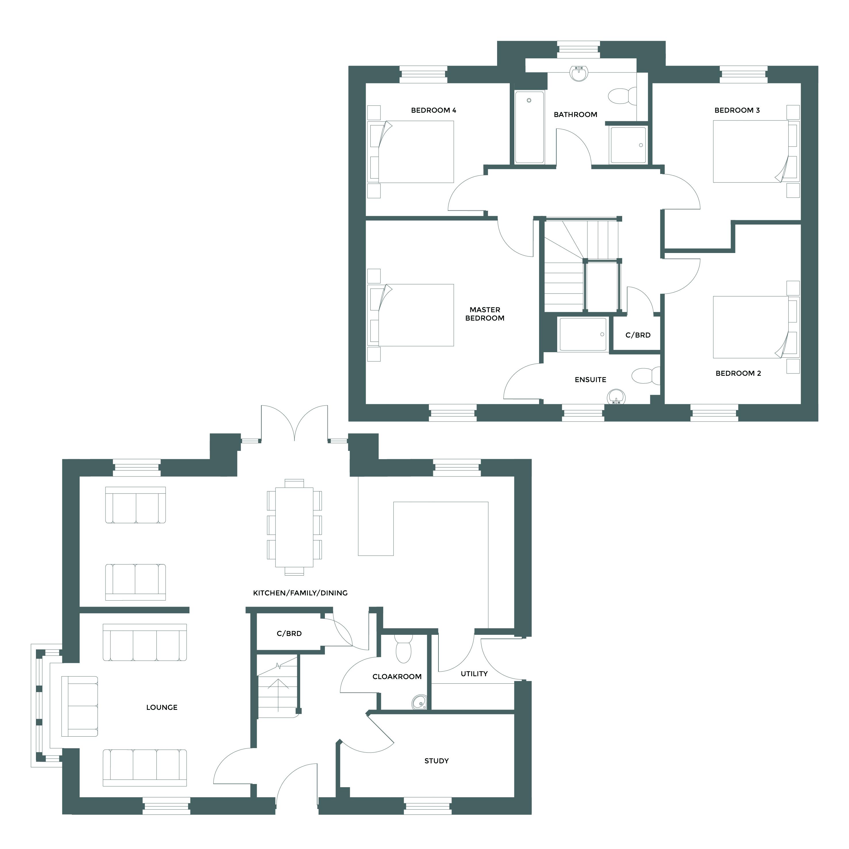 New home, 4 bed detached house for sale in Alders Drive, Dingestow NP25