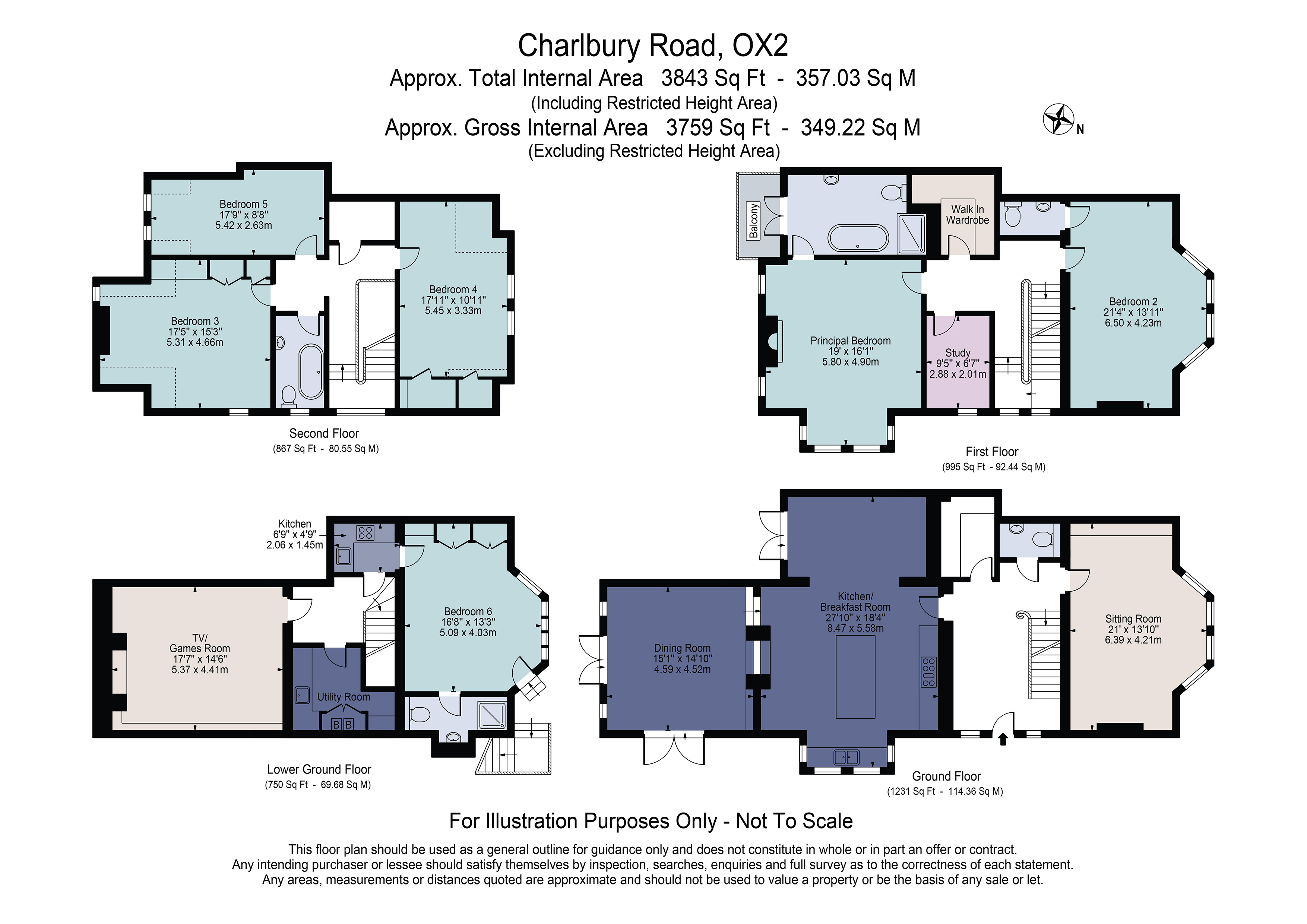 16A, Charlbury Road, Oxford floorplan