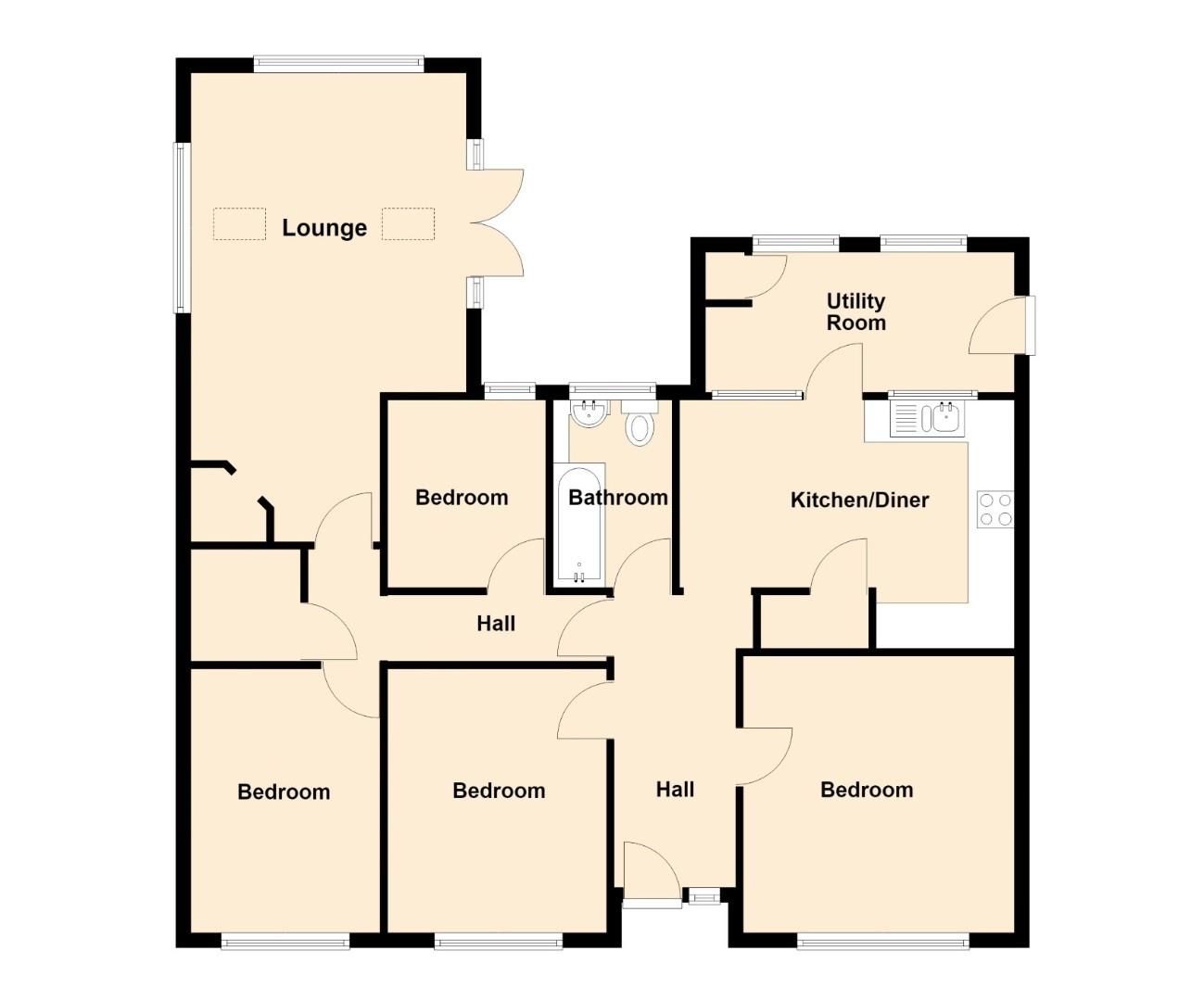 20, St. Nicholas Drive, Feltwell floorplan