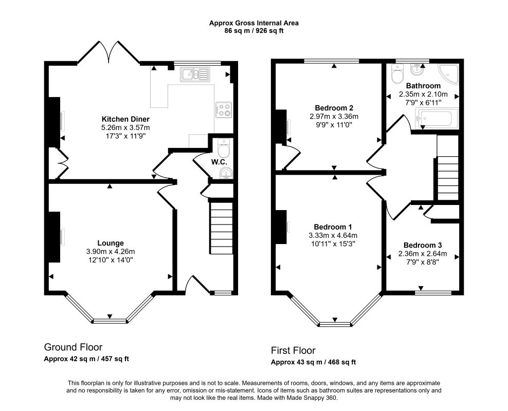 68, St. Margarets Avenue, London floorplan