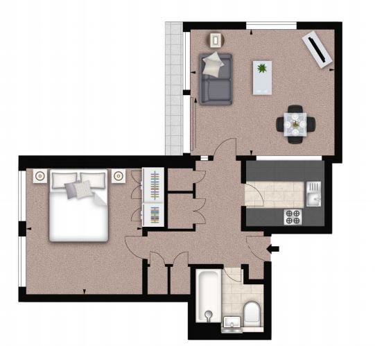 1 Bedrooms Flat to rent in Abbey Orchard Street, London SW1P