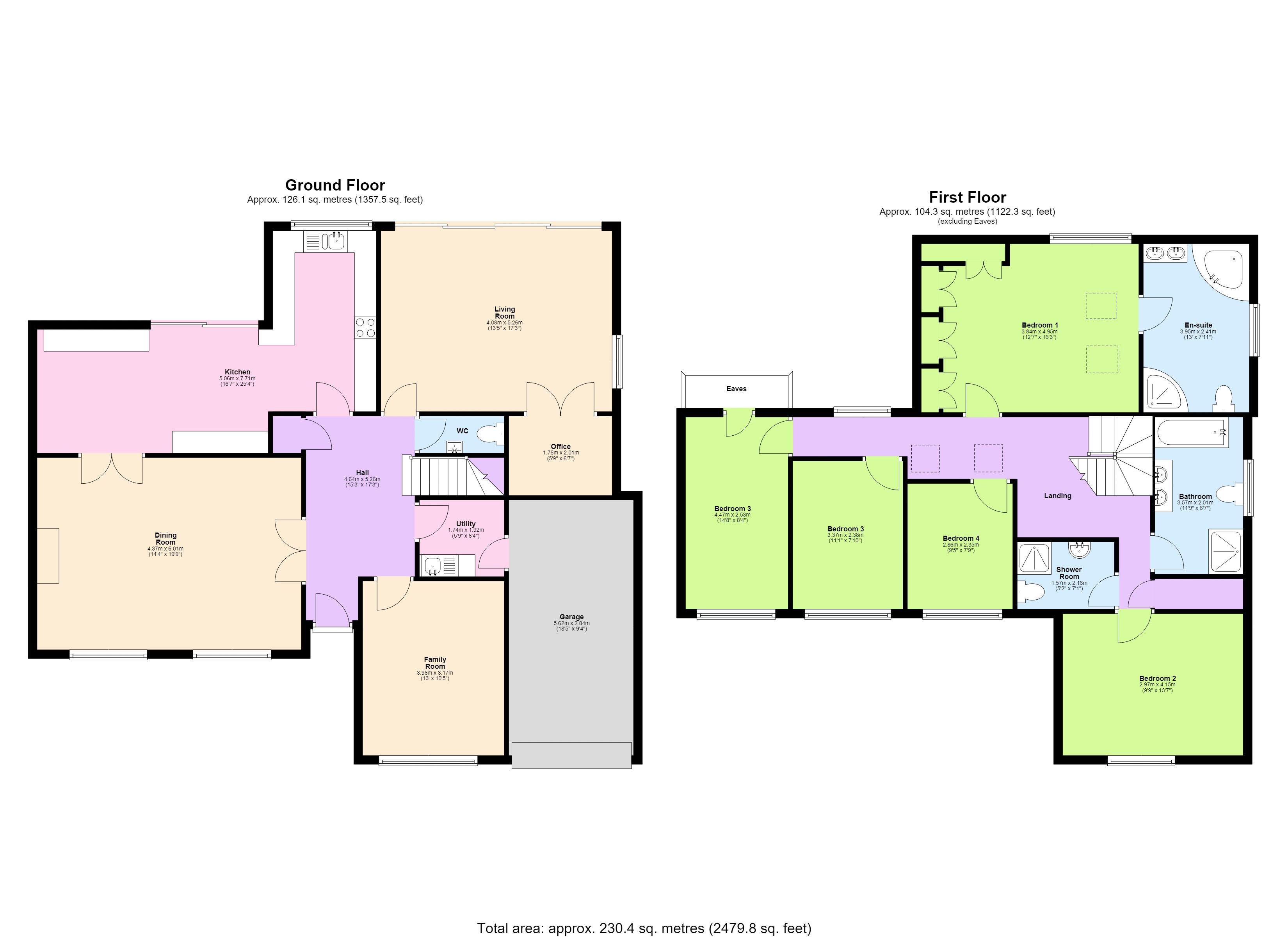 2, Willow Dene, Bushey floorplan