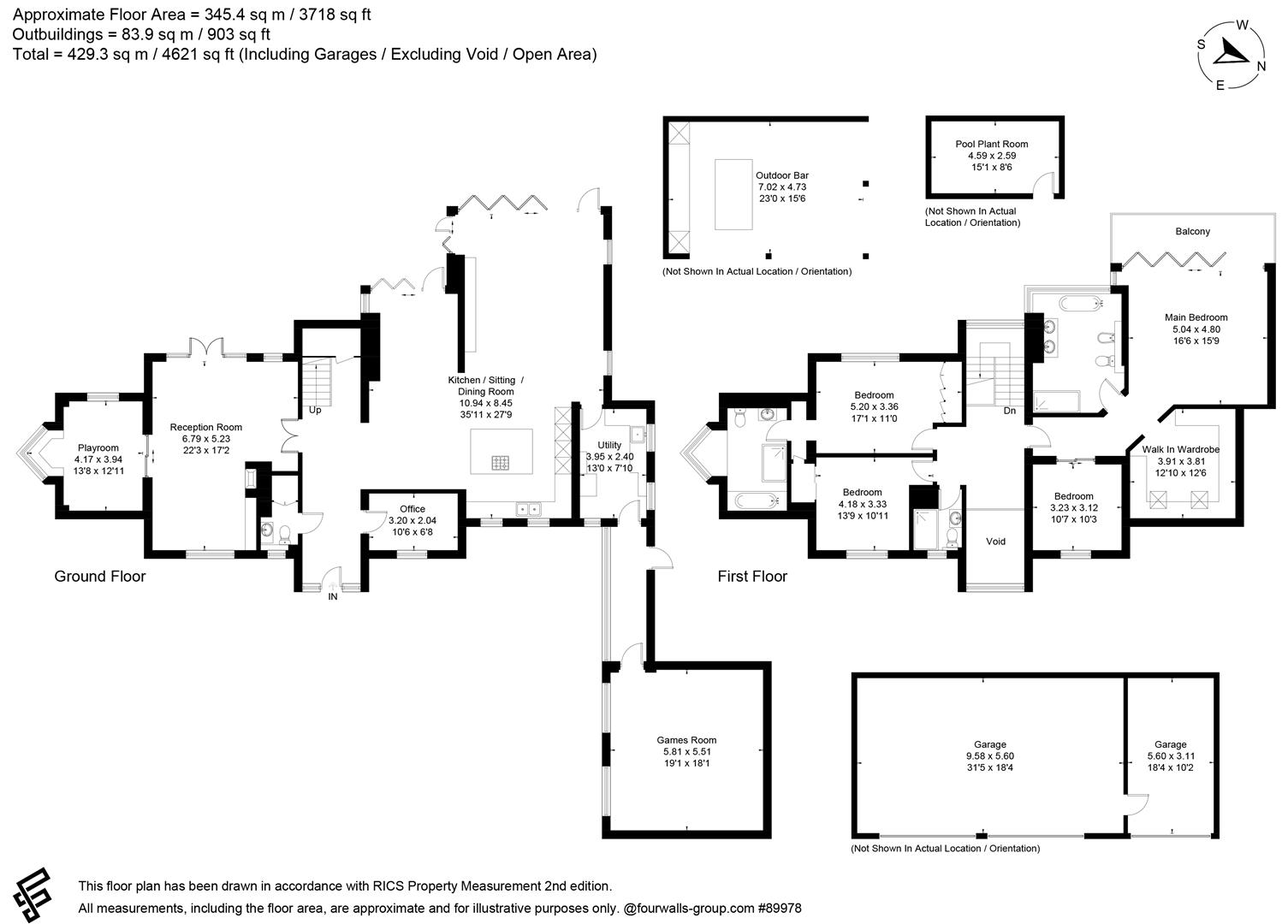 Oakwood Barn, Twelve Oaks, Woodlands Lane, Windlesham floorplan