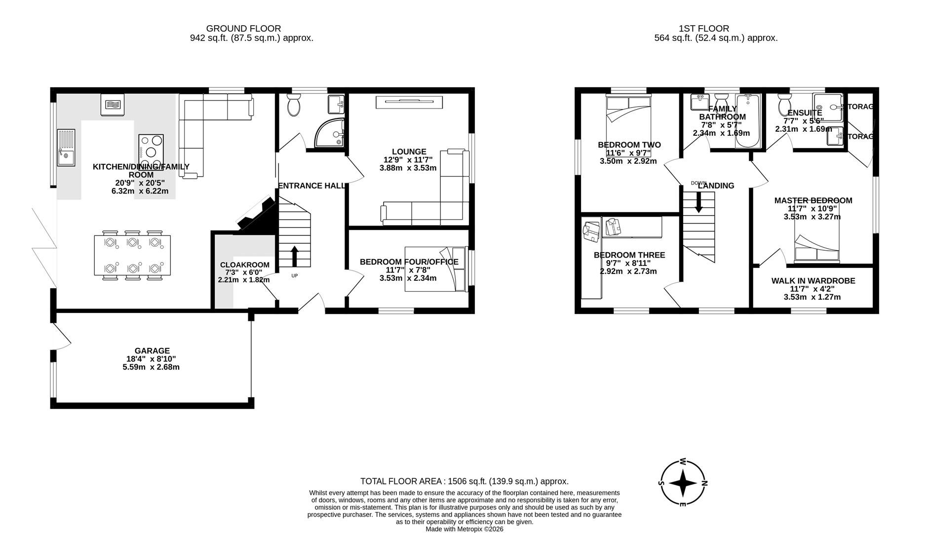 Fengrove, Preston floorplan