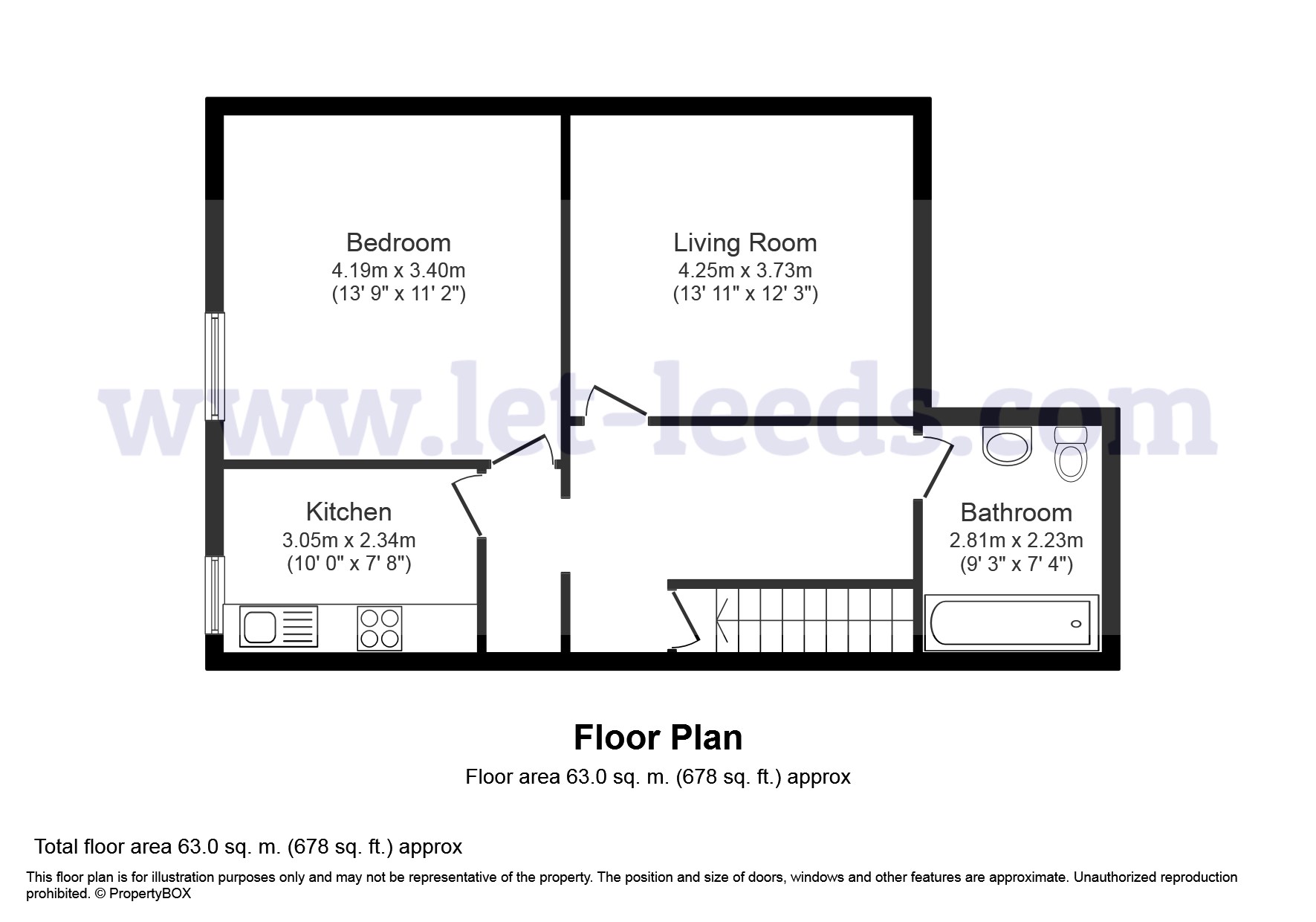 1 Bedrooms Flat to rent in Dixon Lane Road, Lower Wortley, Leeds LS12