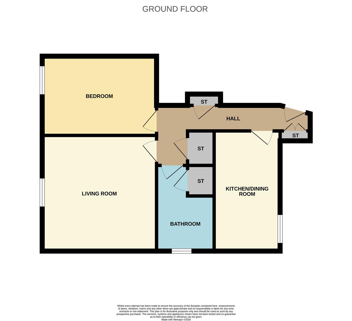 Flat F, 41, Friar Street, Perth floorplan