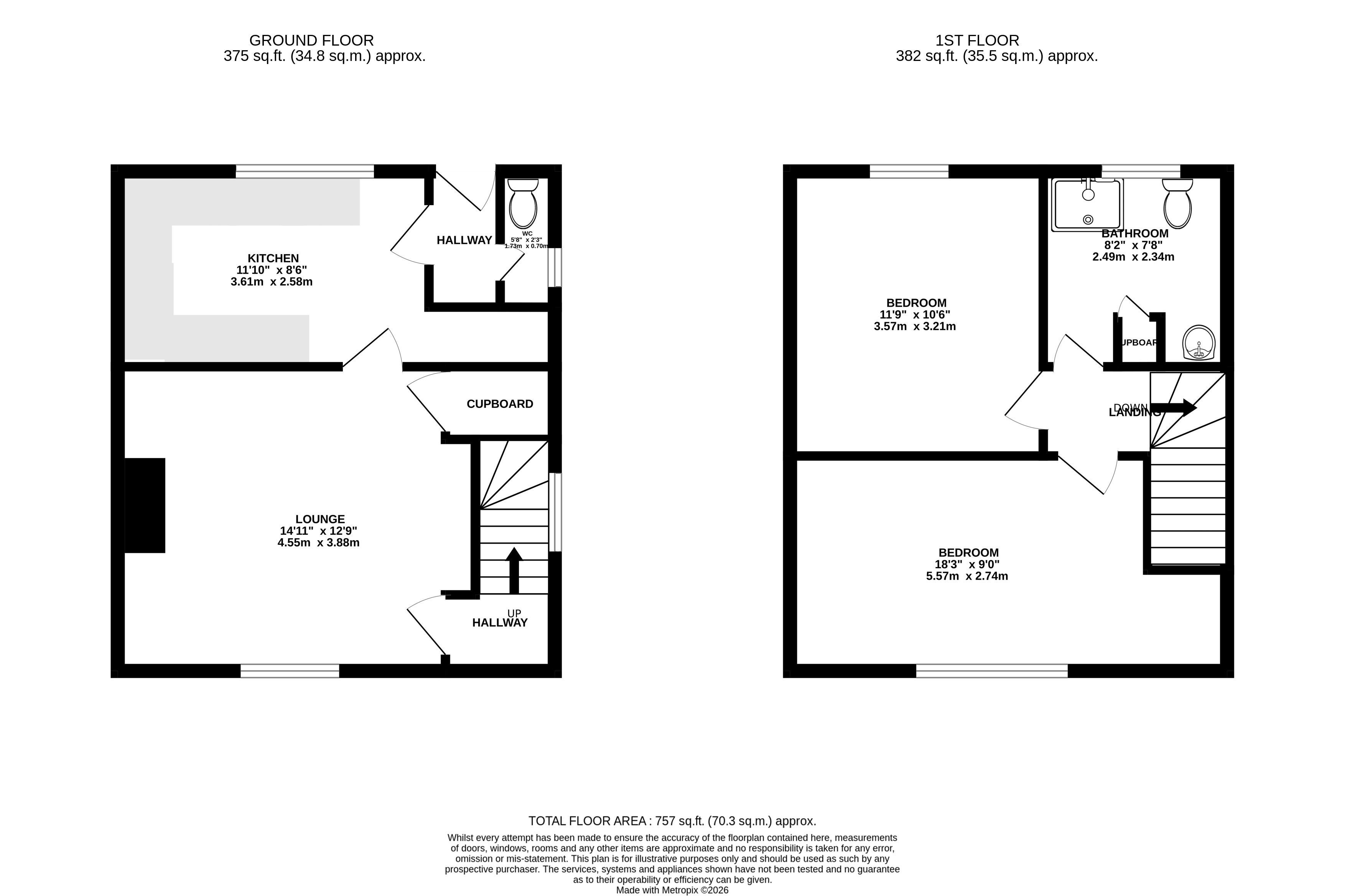 24, Mary Road, Deal floorplan