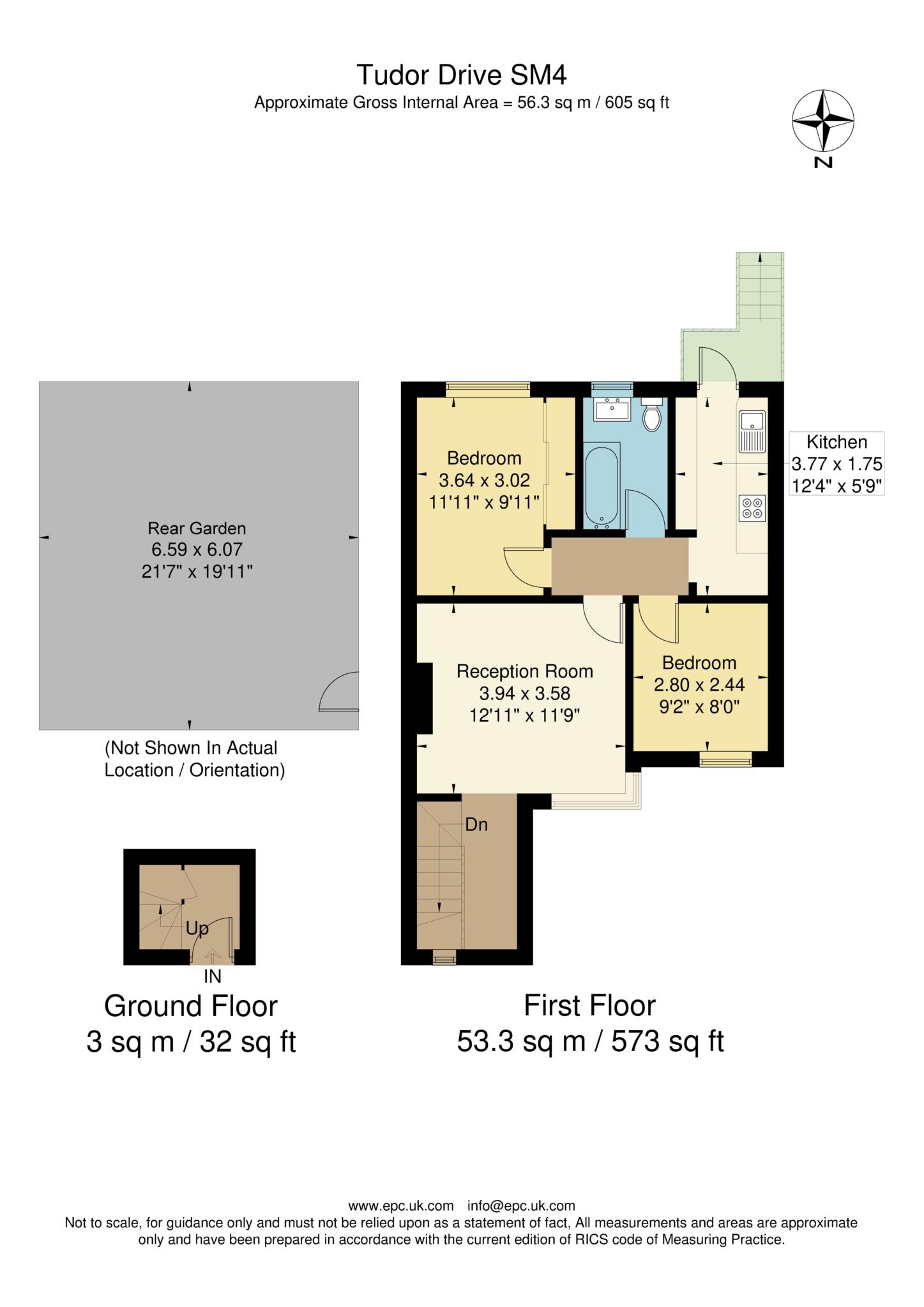 115a, Tudor Drive, Morden floorplan