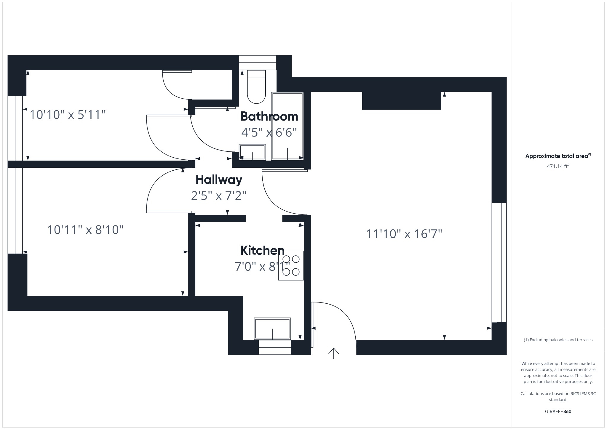 3 Bernards Court, Ellison Road, Sidcup floorplan