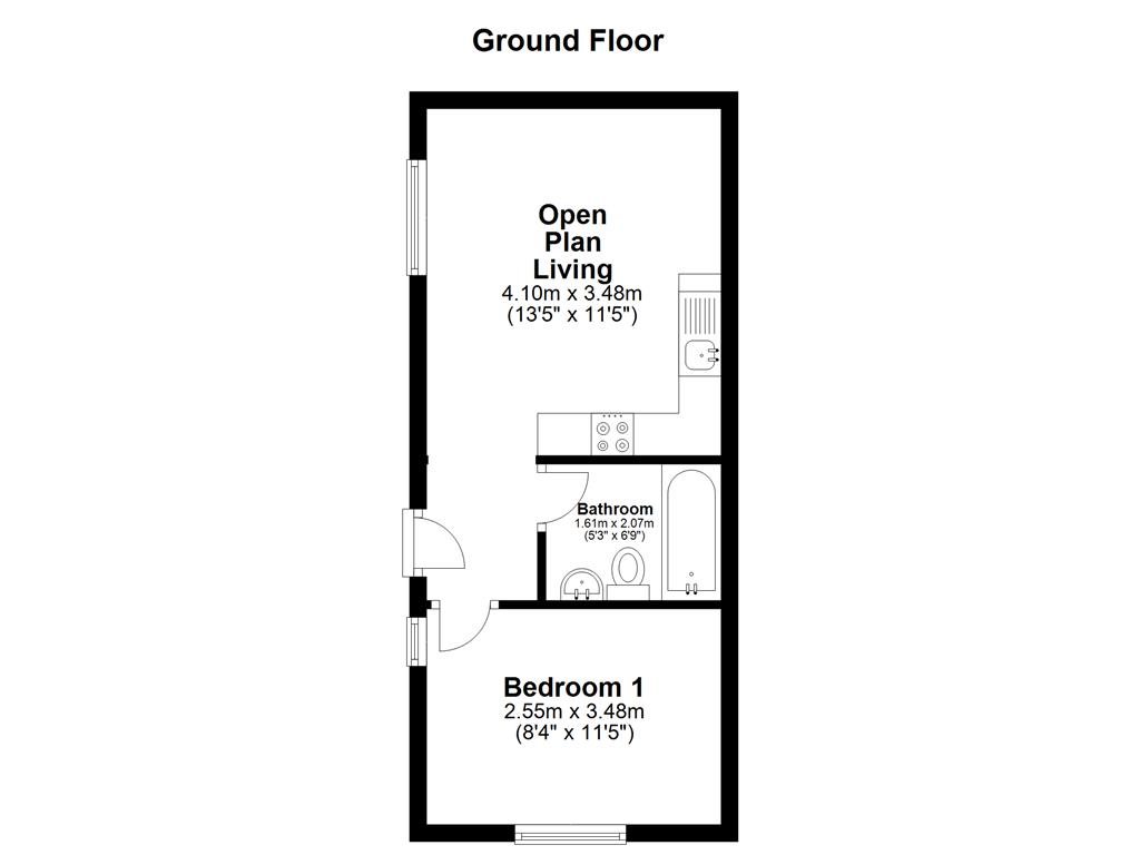 1 Bedrooms Flat to rent in Lenham Road, Sutton SM1