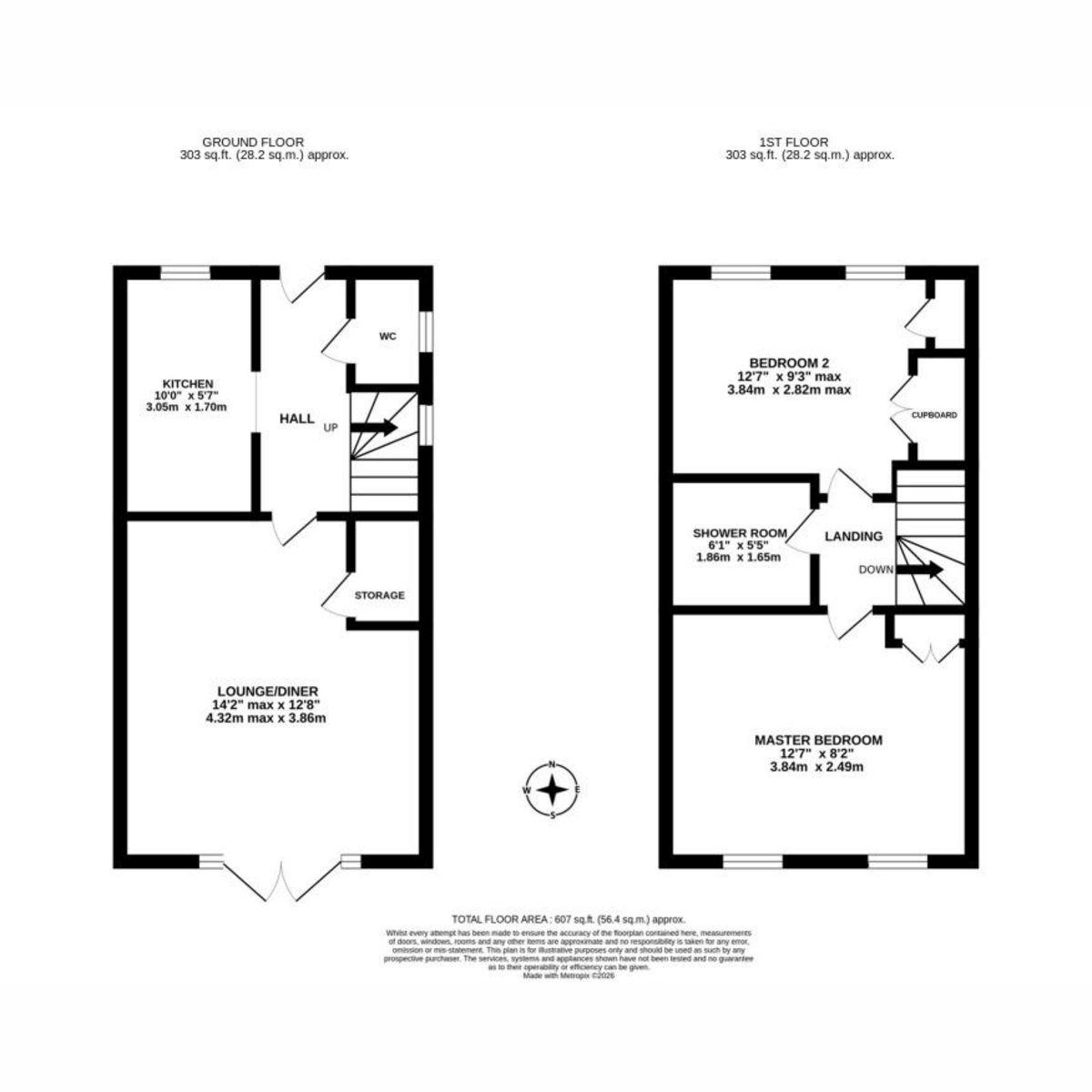 18, Cuckoo Close, Long Itchington floorplan