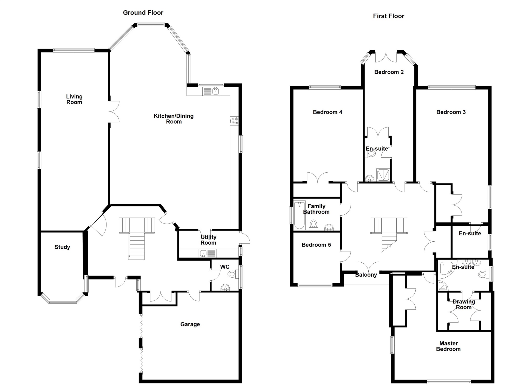 5 Bedrooms Detached house for sale in Gellideg Lane, Maesycwmmer, Hengoed CF82