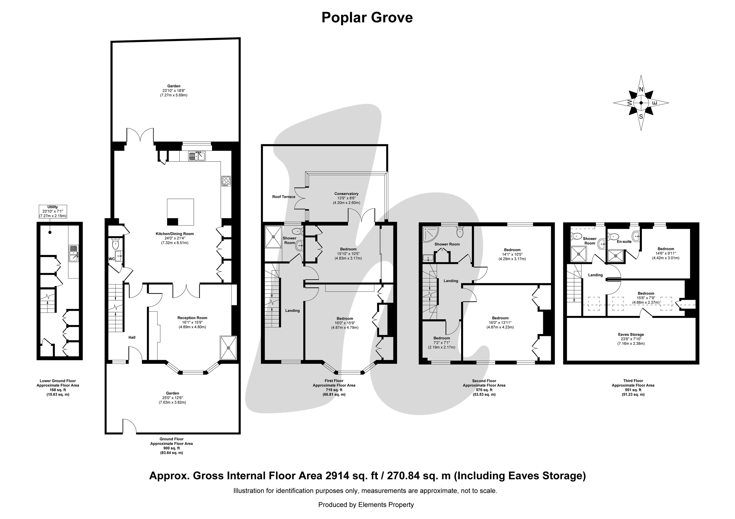 14, Poplar Grove, London floorplan