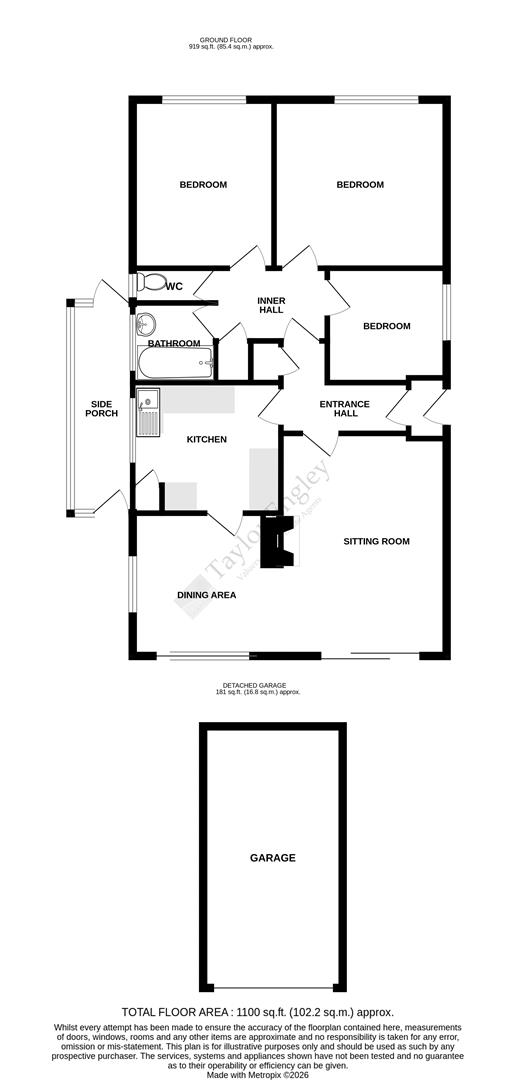 56, Pococks Road, Eastbourne floorplan