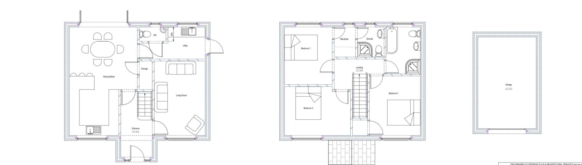 Plot 1 Foxhole, Foxhole floorplan