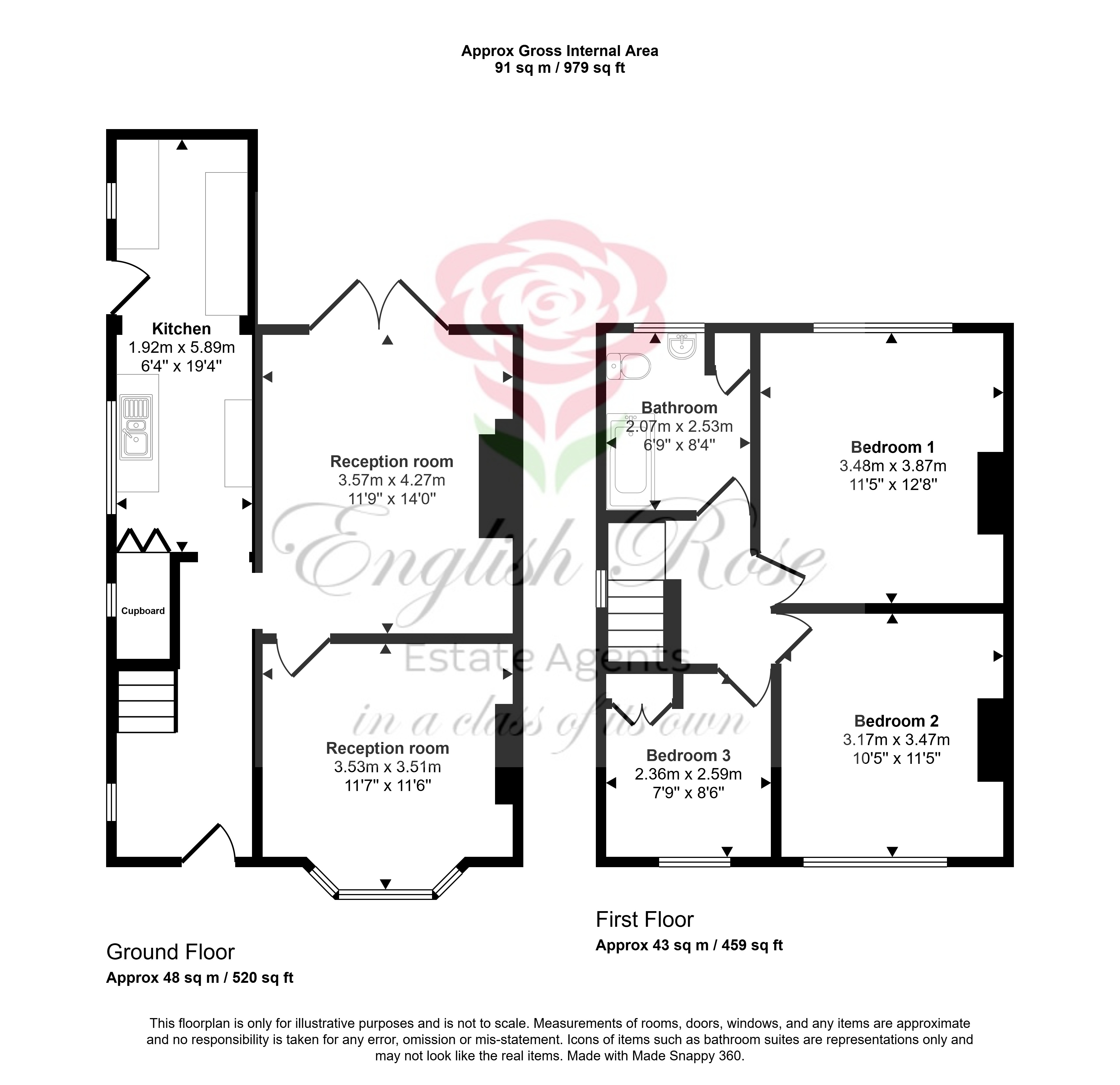 Clumber Street, Kirkby In Ashfield floorplan