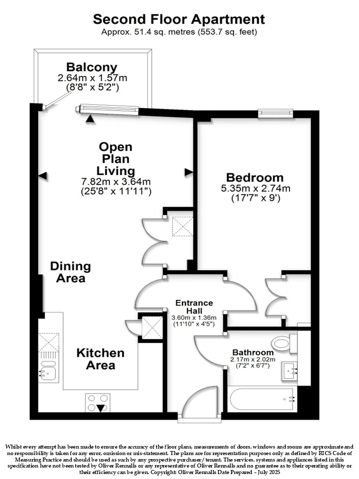 27 Violet Road, London floorplan