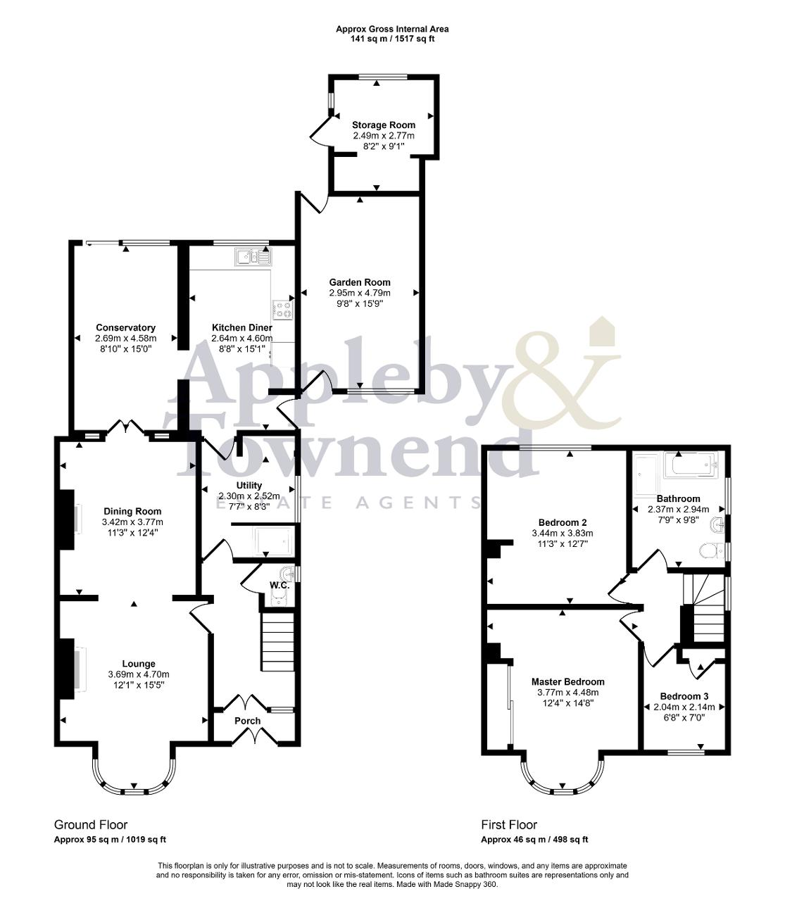 Carisbrook Crescent, Trowbridge floorplan