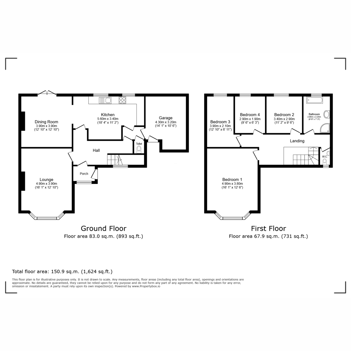 21, Meiriadog Road, Colwyn Bay floorplan