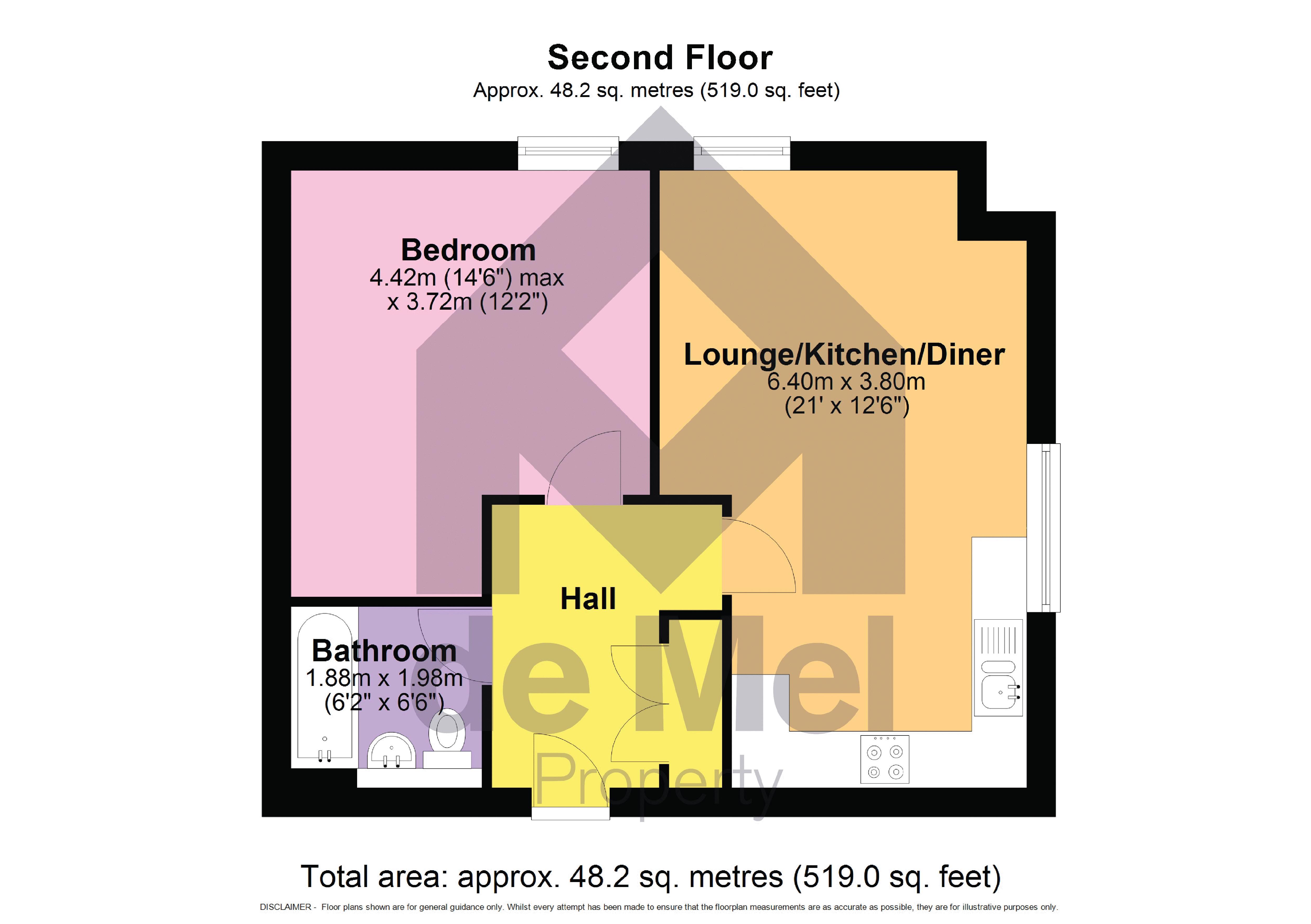 Flat 9, 38, Valentine Road, Cheltenham floorplan